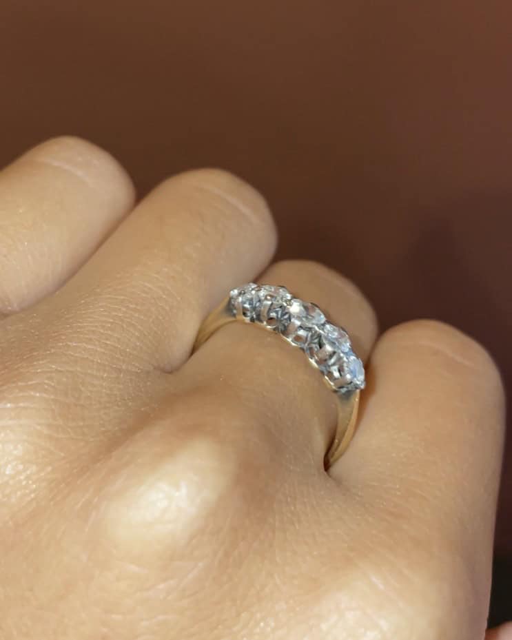 Bague Rivière Diamants 0.45 carat "Addison"