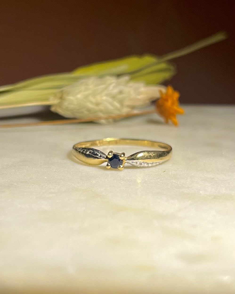 Bague Saphir vintage "Kristie" - Elliade Paris