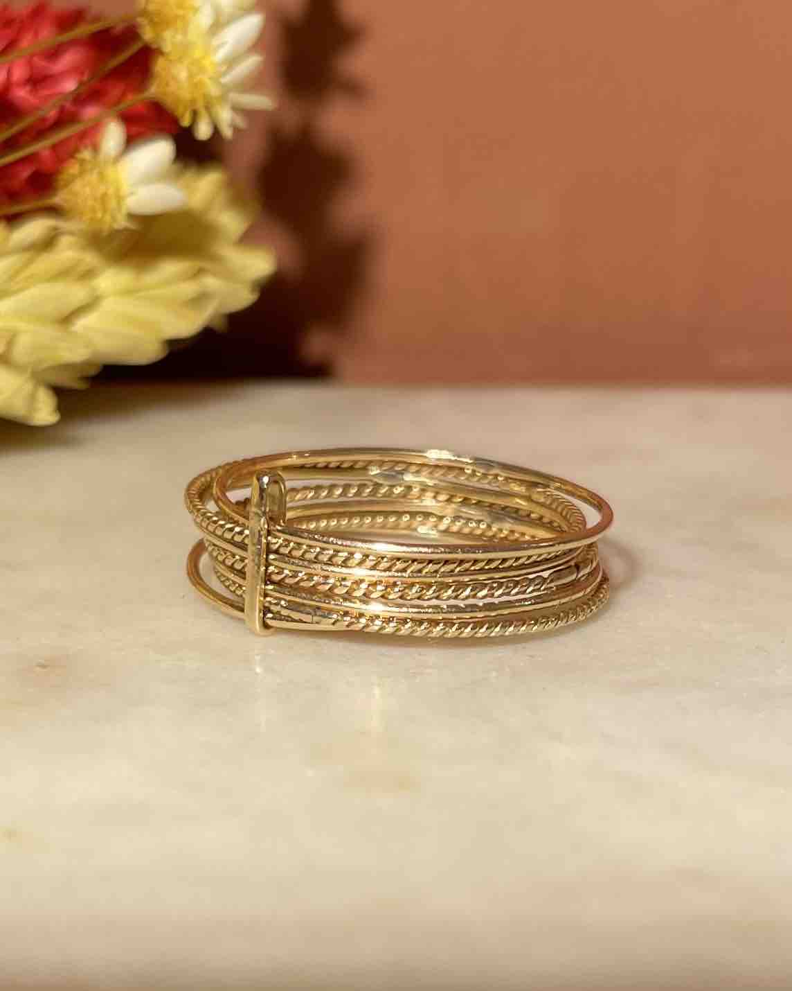 Bague Semainier Or 18 Carats "Yolanda" - Elliade Paris