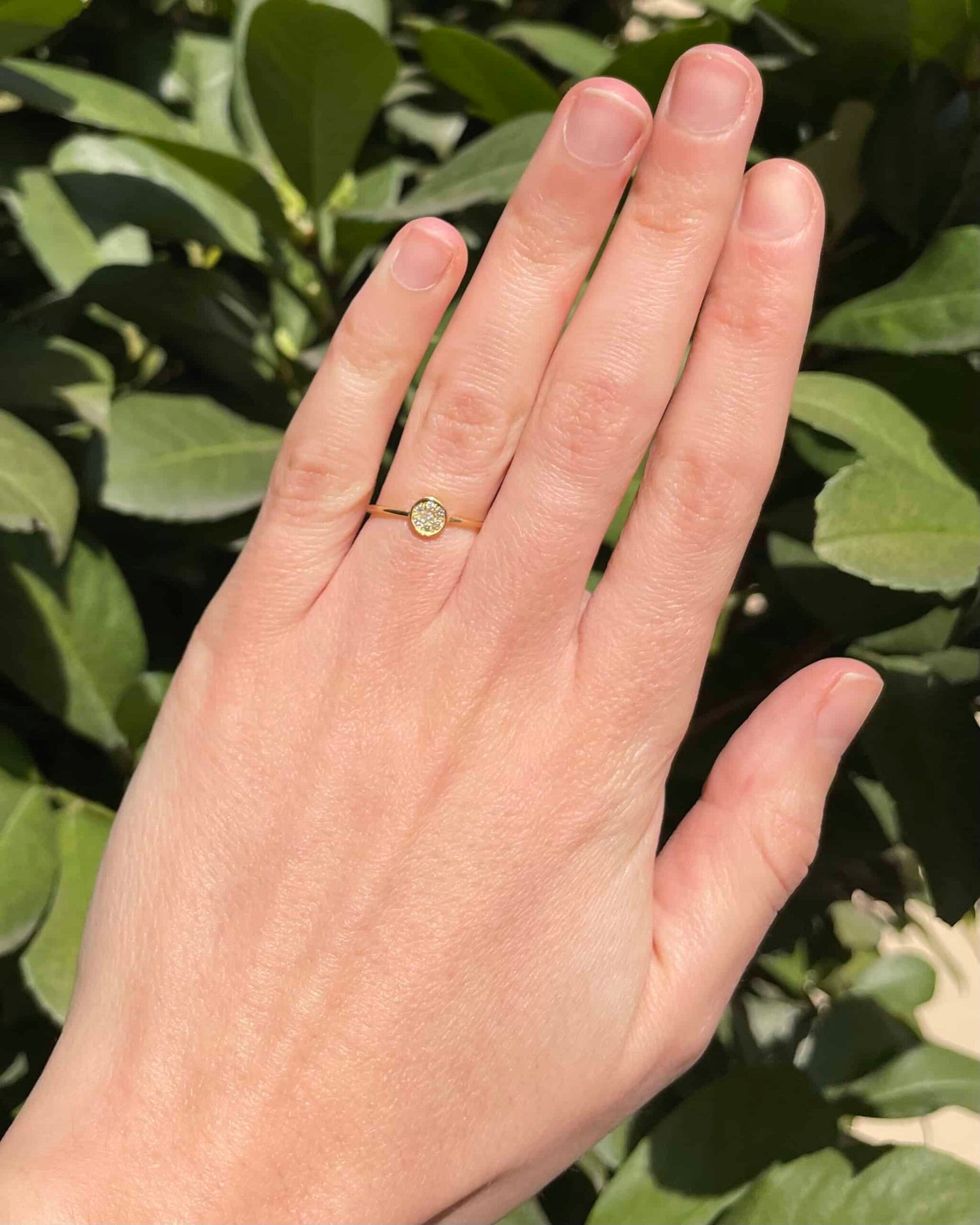 Bague vintage 7 Diamants "Gene"