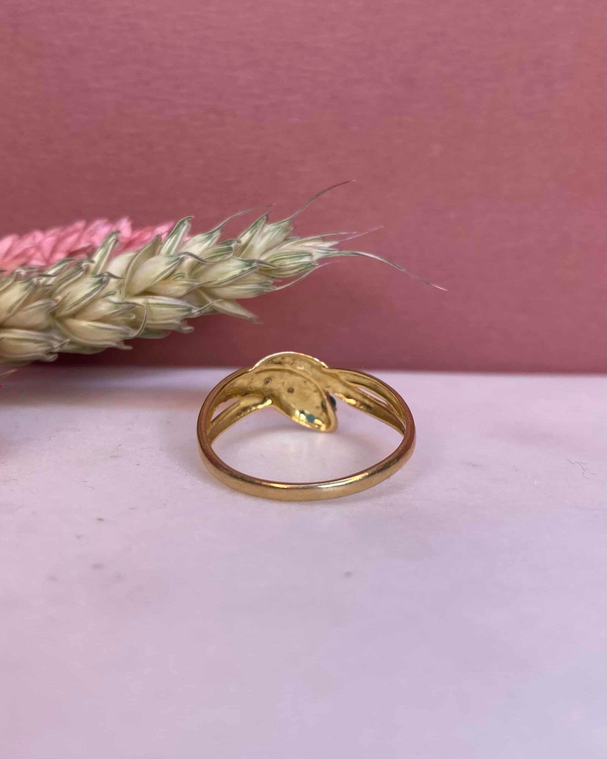Bague Serpent Émeraudes & Diamants "Amani"
