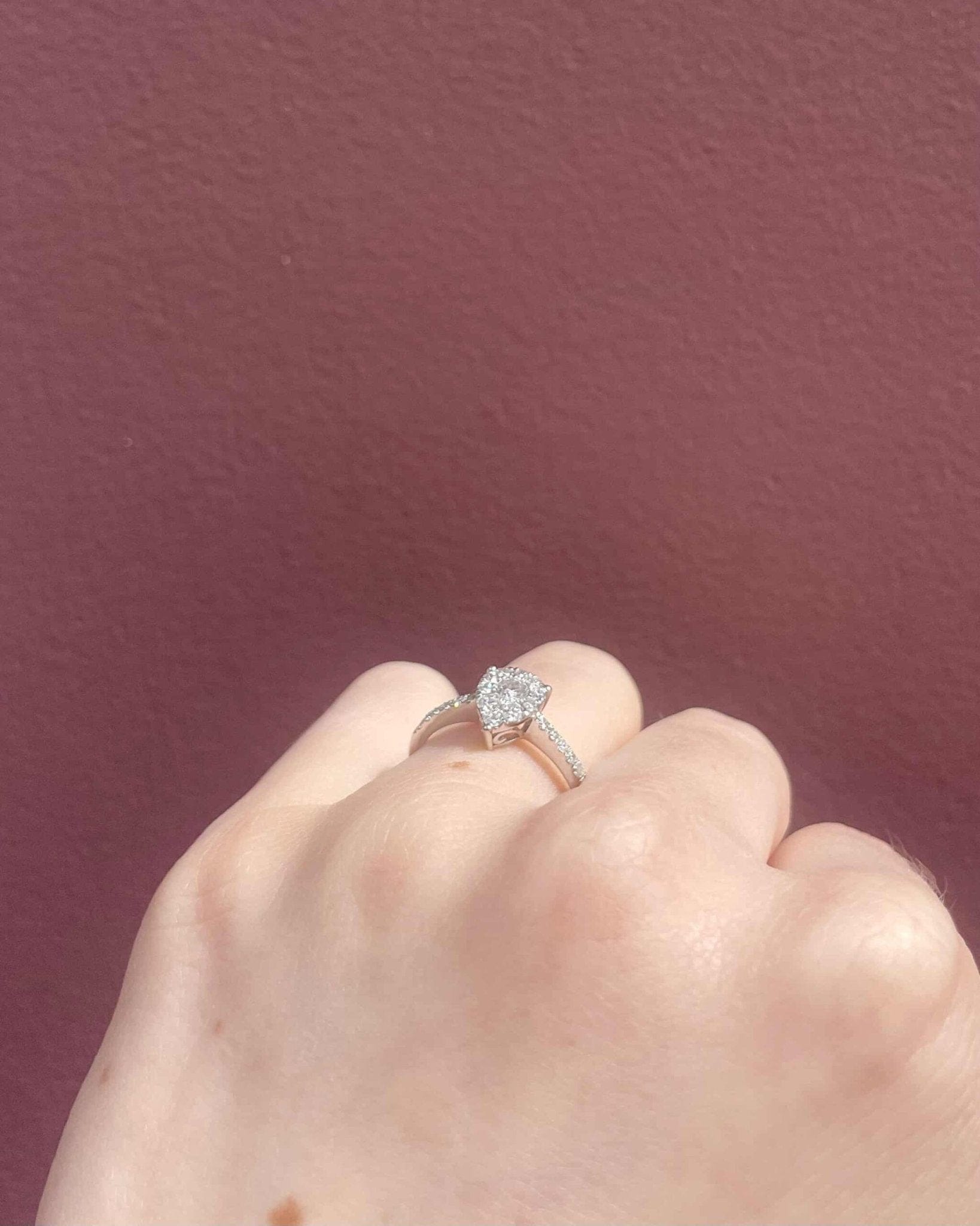 Bague Solitaire 23 Diamant 0.46 carat "Verona" - Elliade Paris