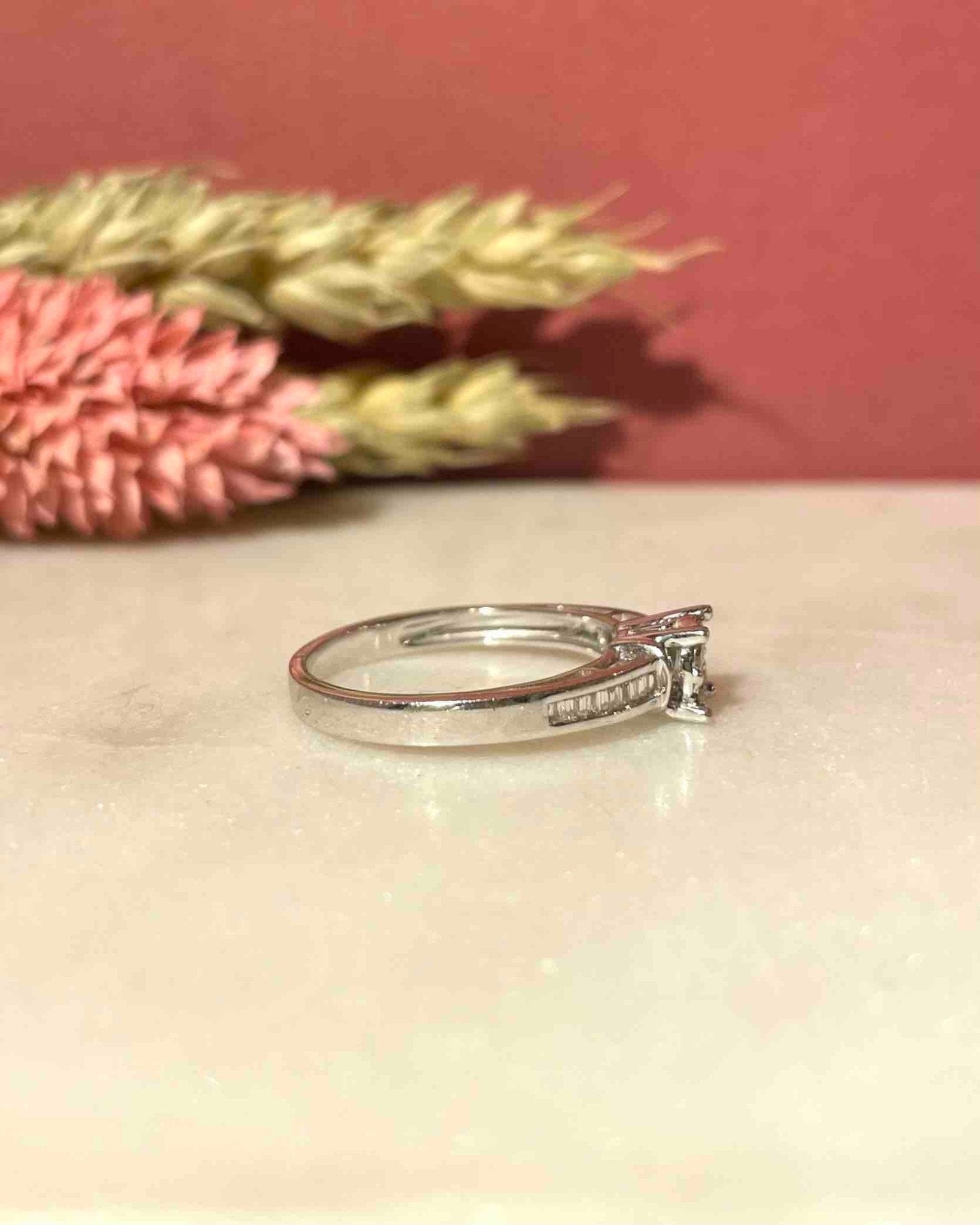 Bague Solitaire 27 Diamants "Aurore" - Elliade Paris