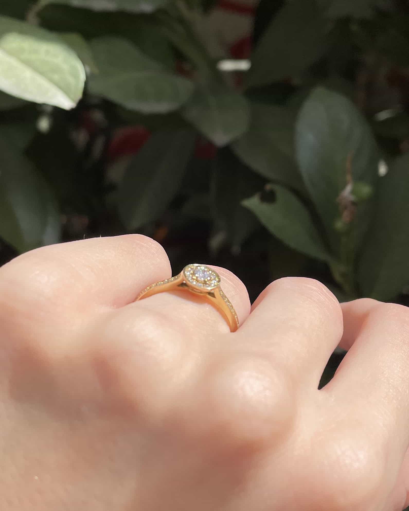 Bague Solitaire 29 Diamants "Carmelle" - Elliade Paris