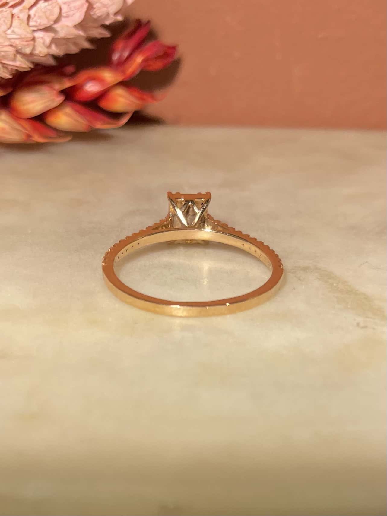 Bague Solitaire 35 Diamants "Rosemary" - Elliade Paris