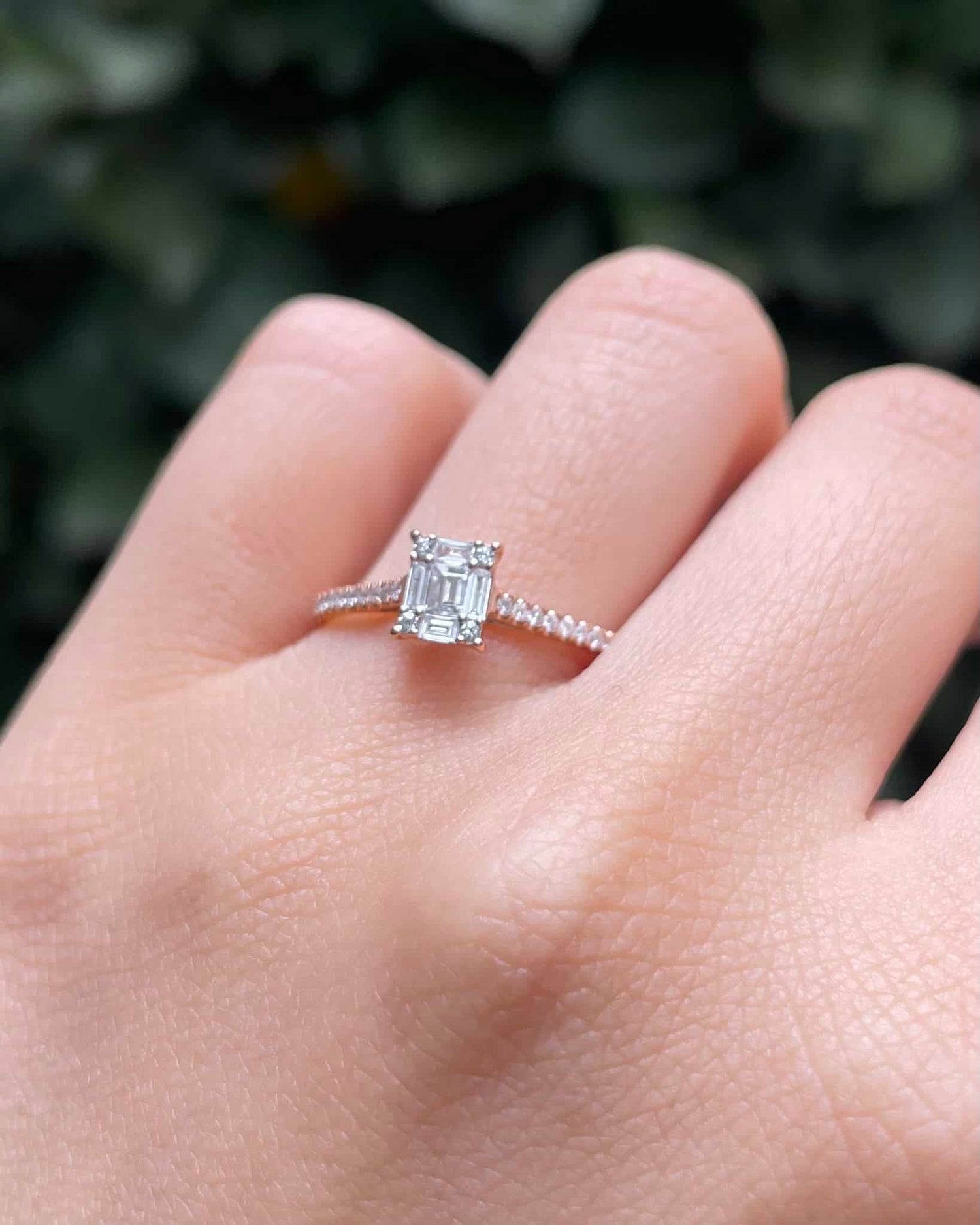 Bague Solitaire 35 Diamants "Rosemary" - Elliade Paris