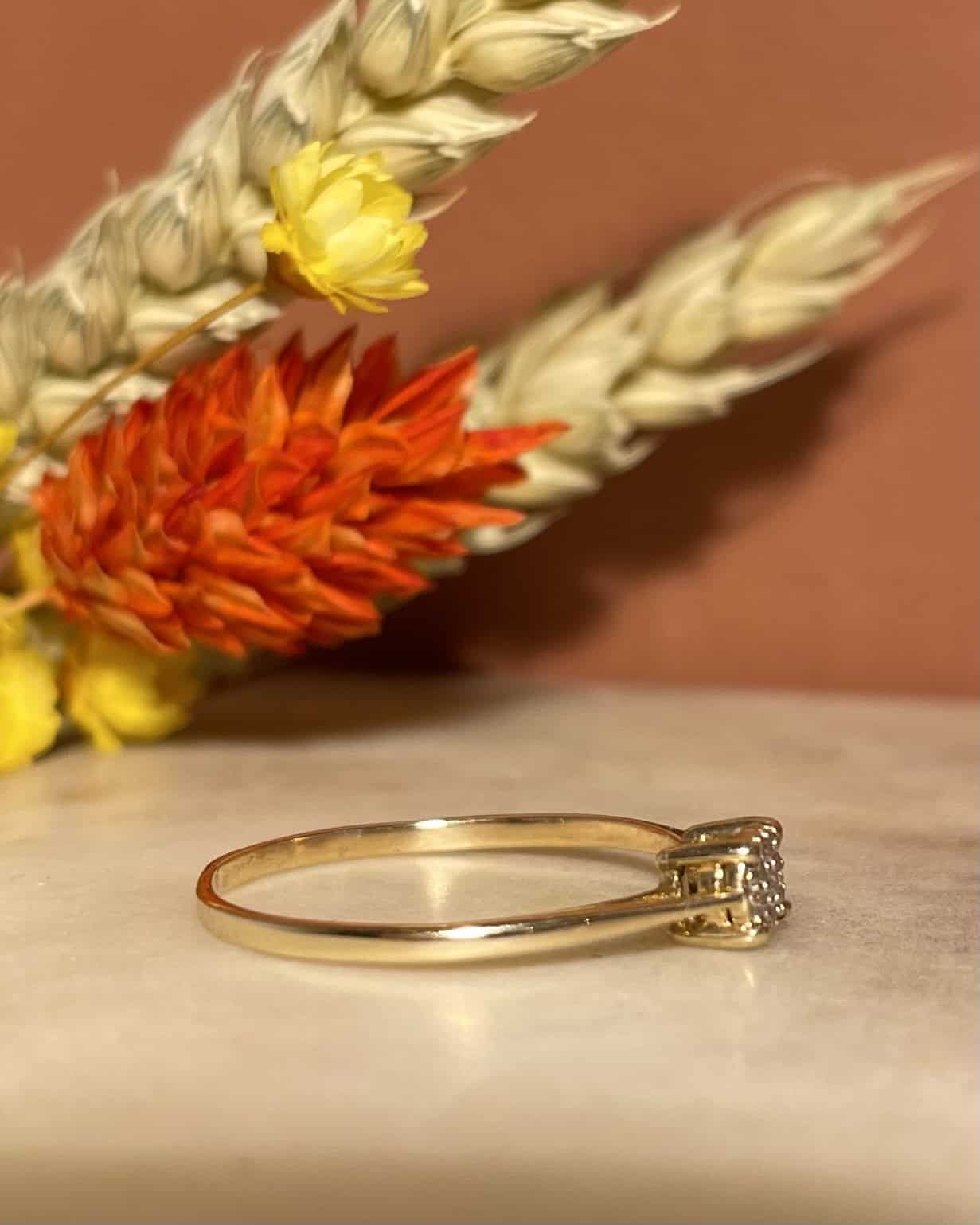 Bague Solitaire 7 Diamants "Mike" - Elliade Paris