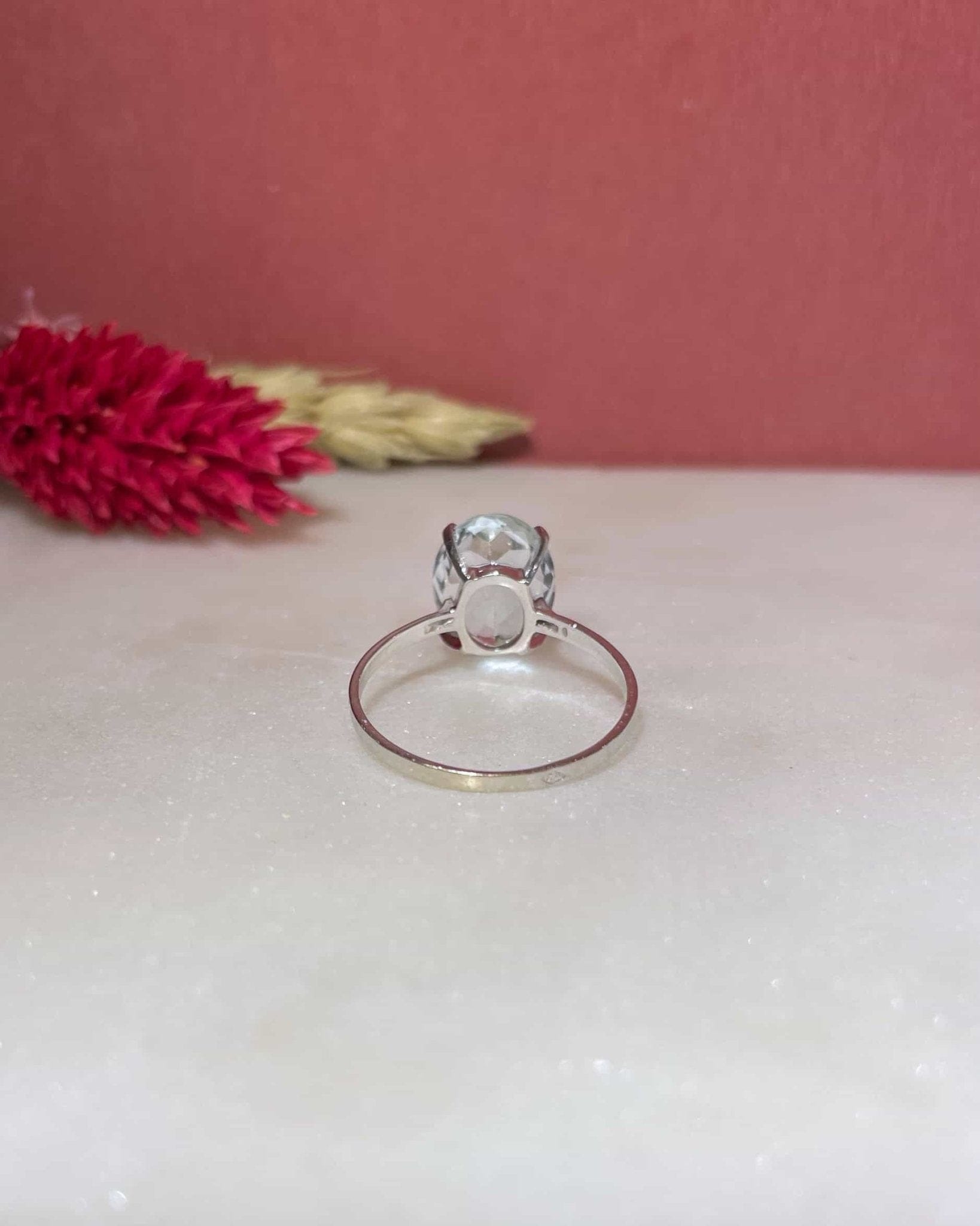 Bague Solitaire Aigue - Marine 2.80 carats "Eliana" - Elliade Paris