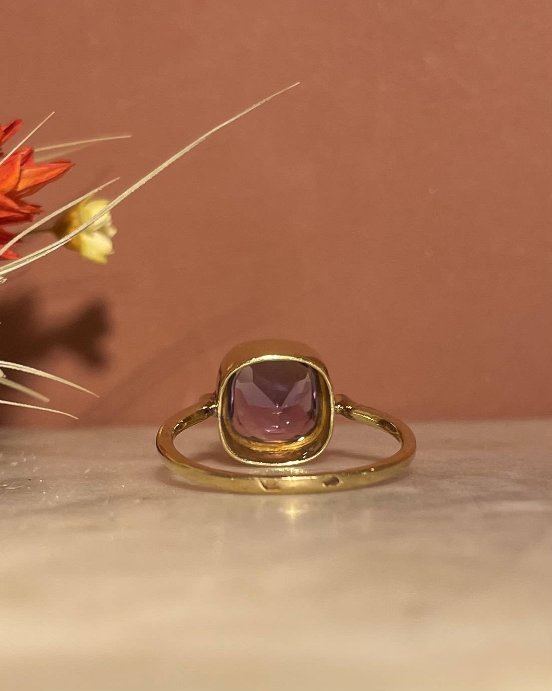 Bague Solitaire Améthyste 1.90 carat "Hezia" - Elliade Paris