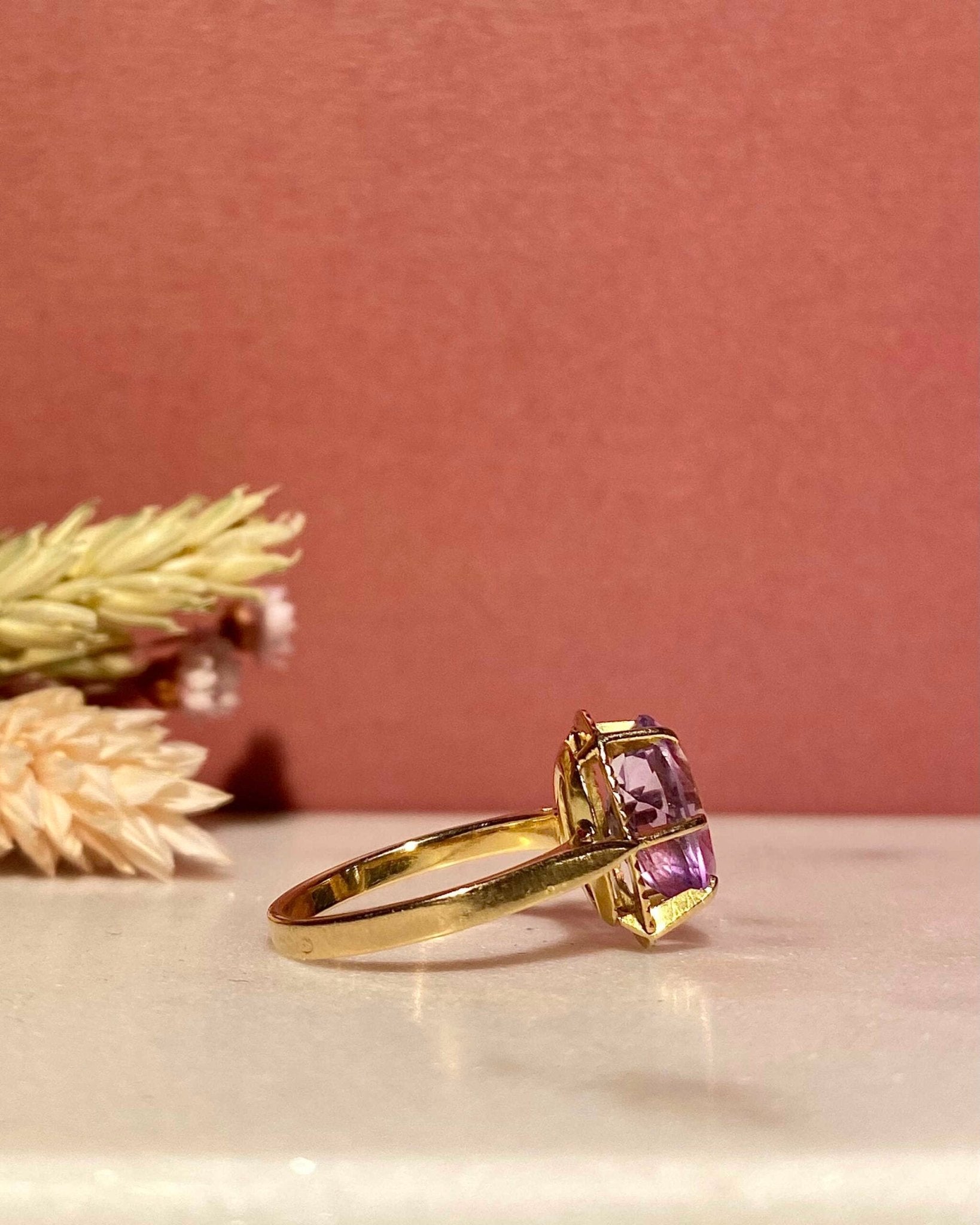 Bague Solitaire Améthyste 2.35 Carats "Galilee" - Elliade Paris