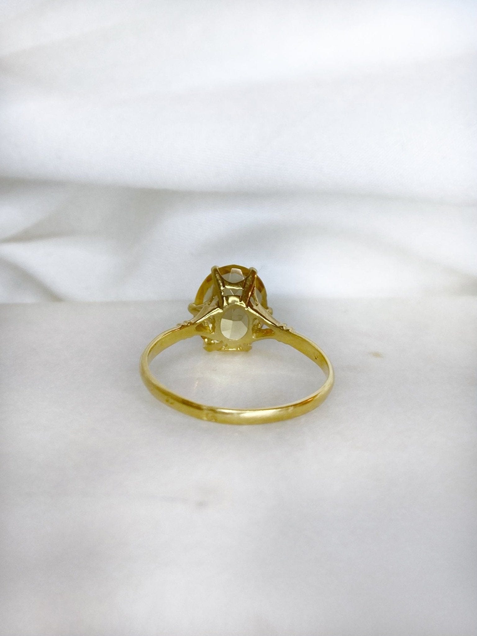Bague Solitaire Citrine 2.80 carats “Luzia" - Elliade Paris