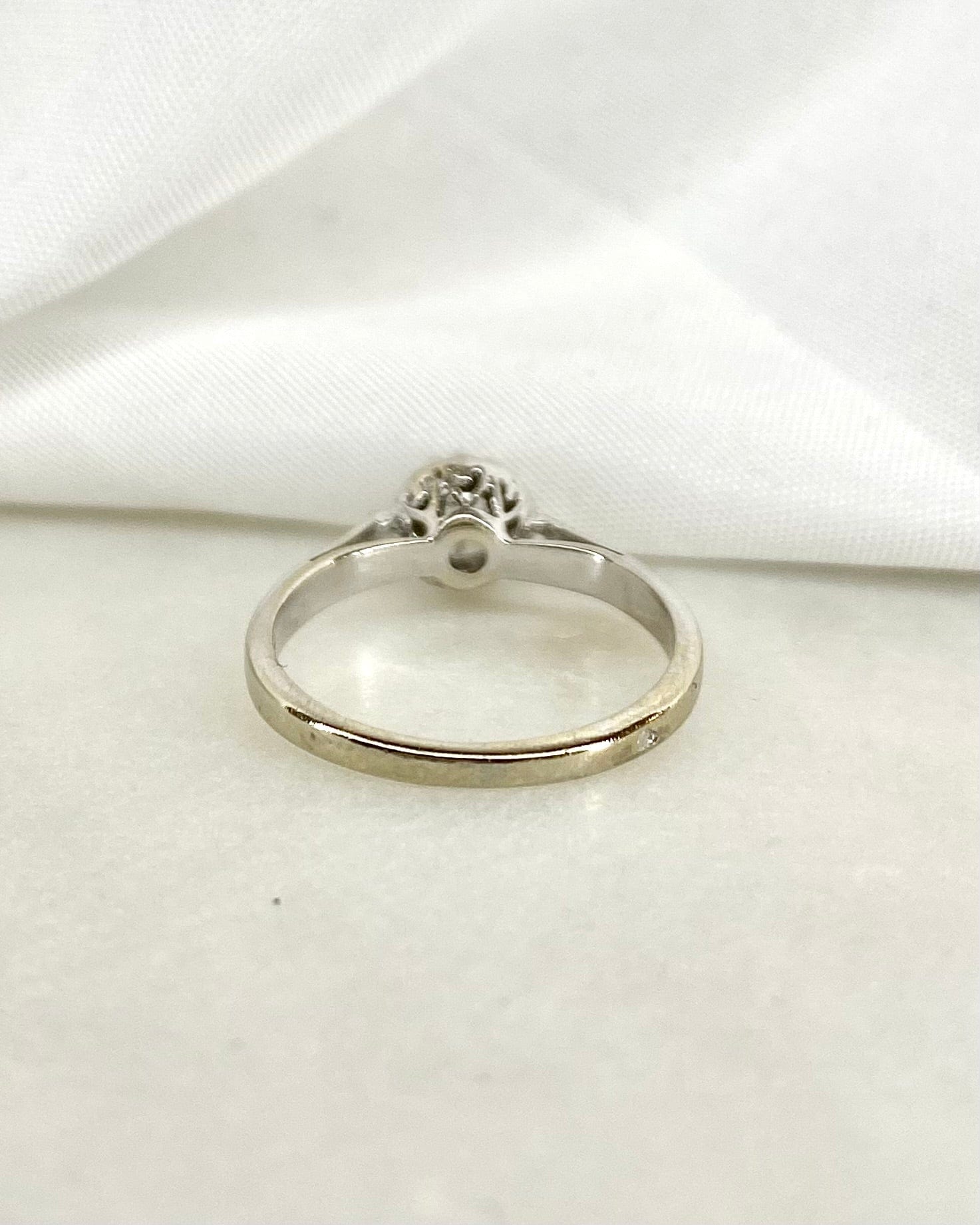 Bague Solitaire Diamant 0.08 carat "Arianna" - Elliade Paris