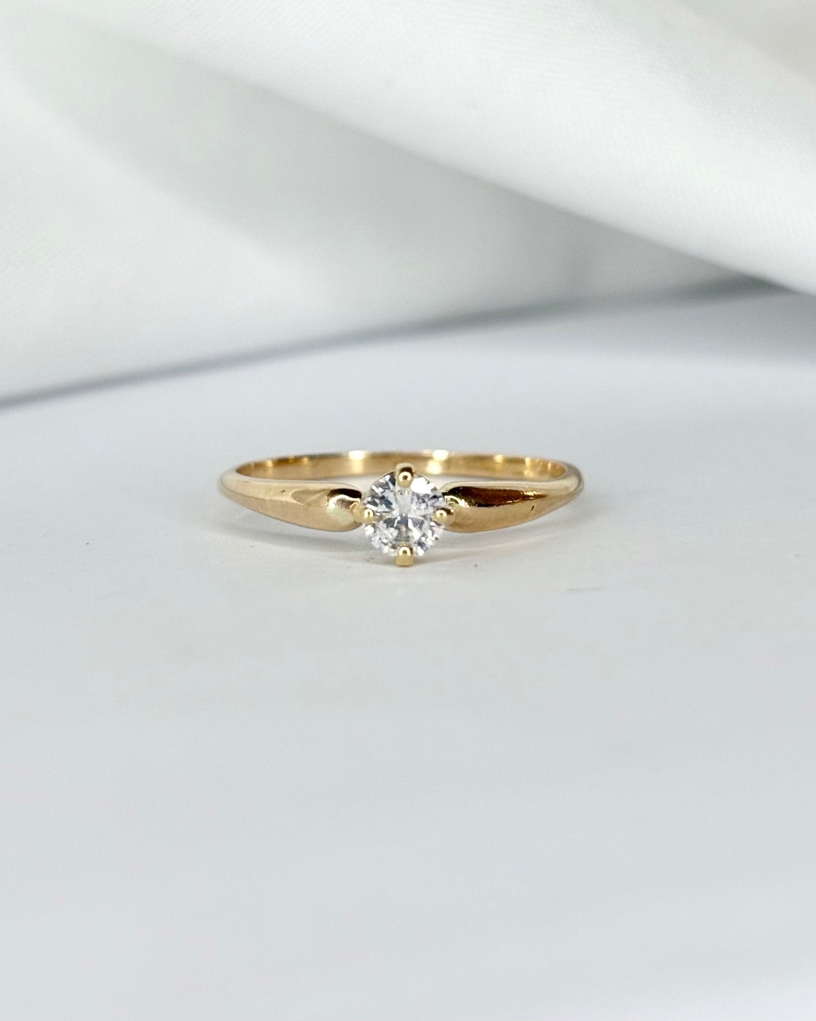 Bague Solitaire Diamant 0.20 carat "Adèle" - Elliade Paris