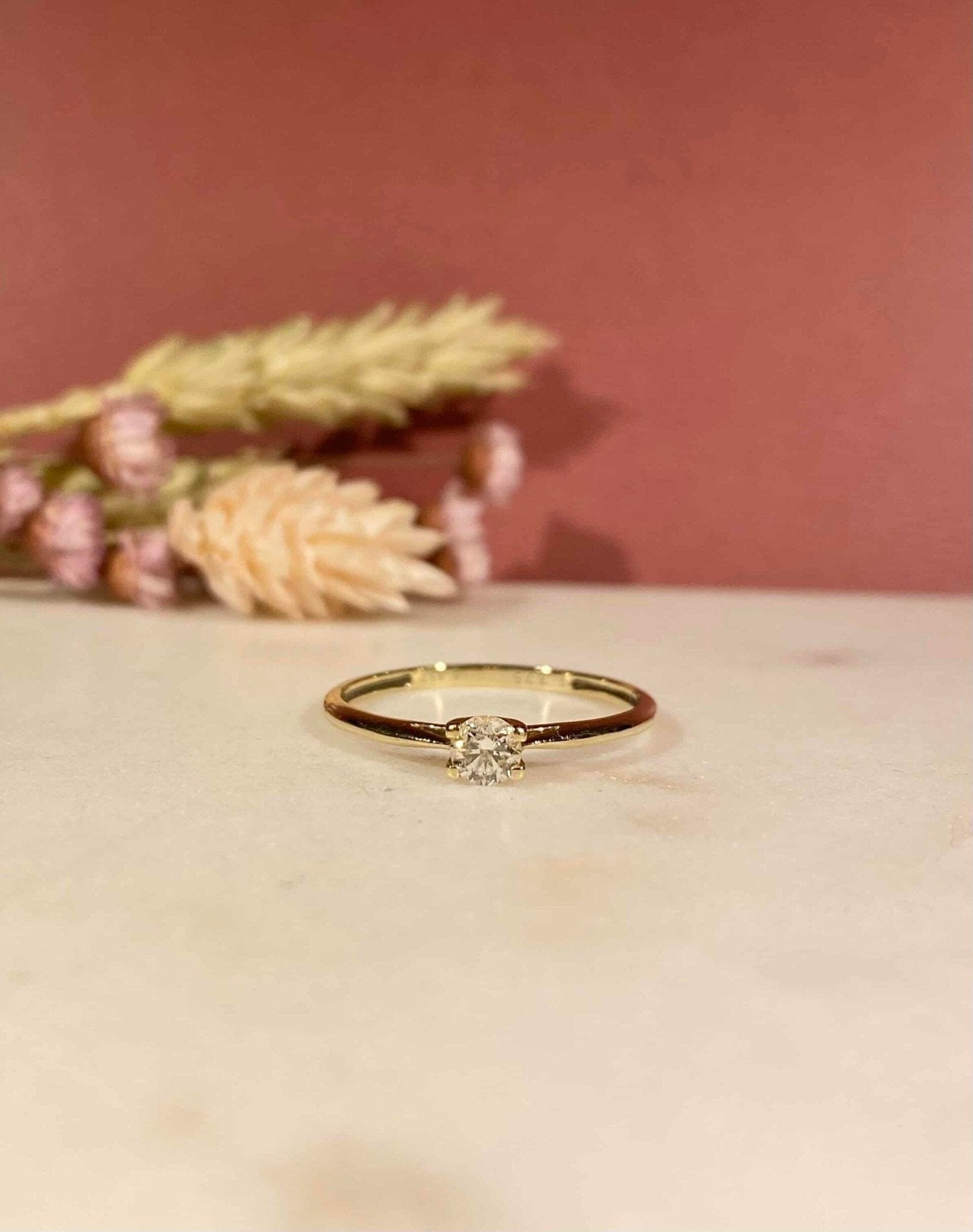 Bague Solitaire Diamant 0.20 carat "Anne - Marie" - Elliade Paris