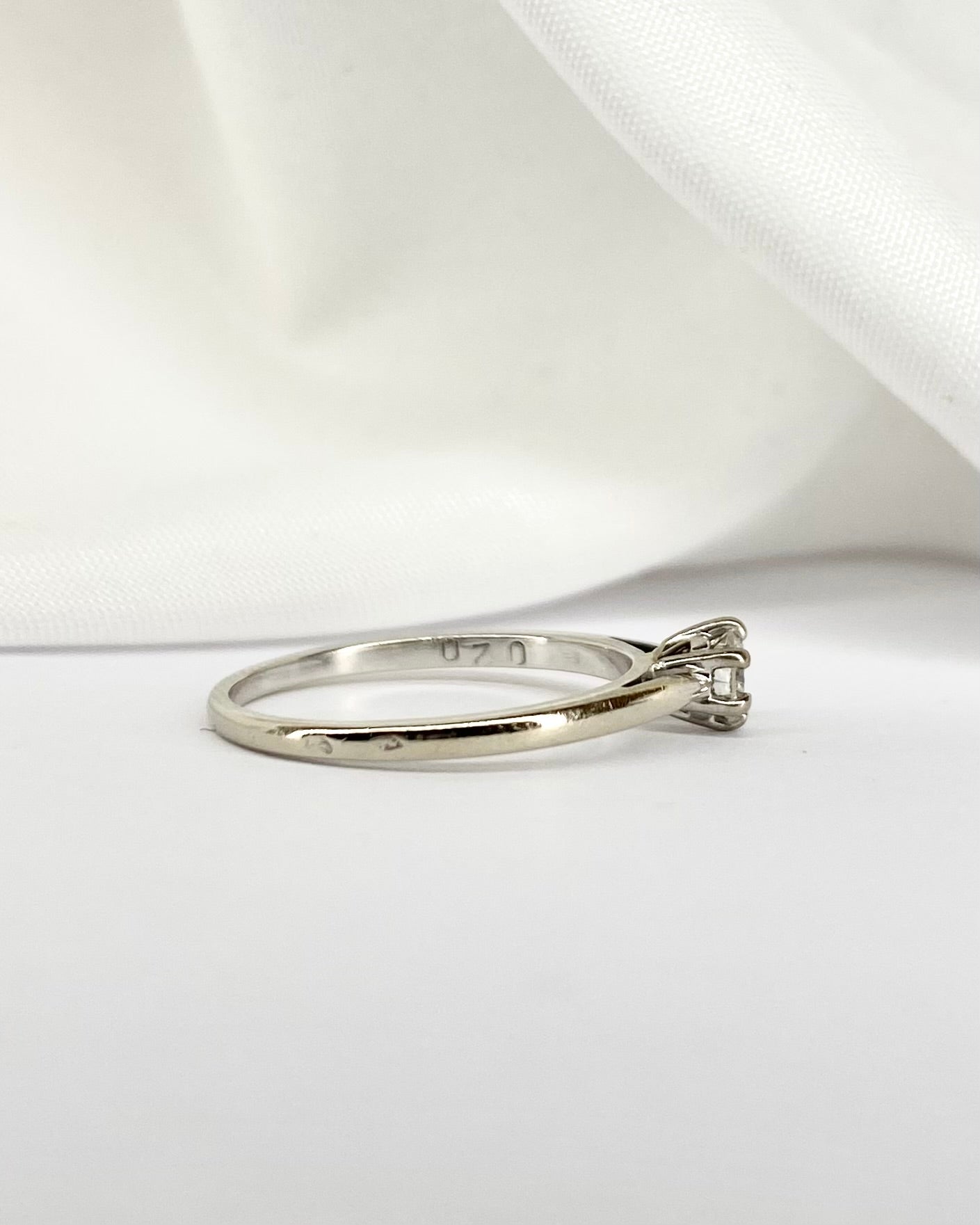 Bague Solitaire Diamant 0.20 carat "Leïla" - Elliade Paris