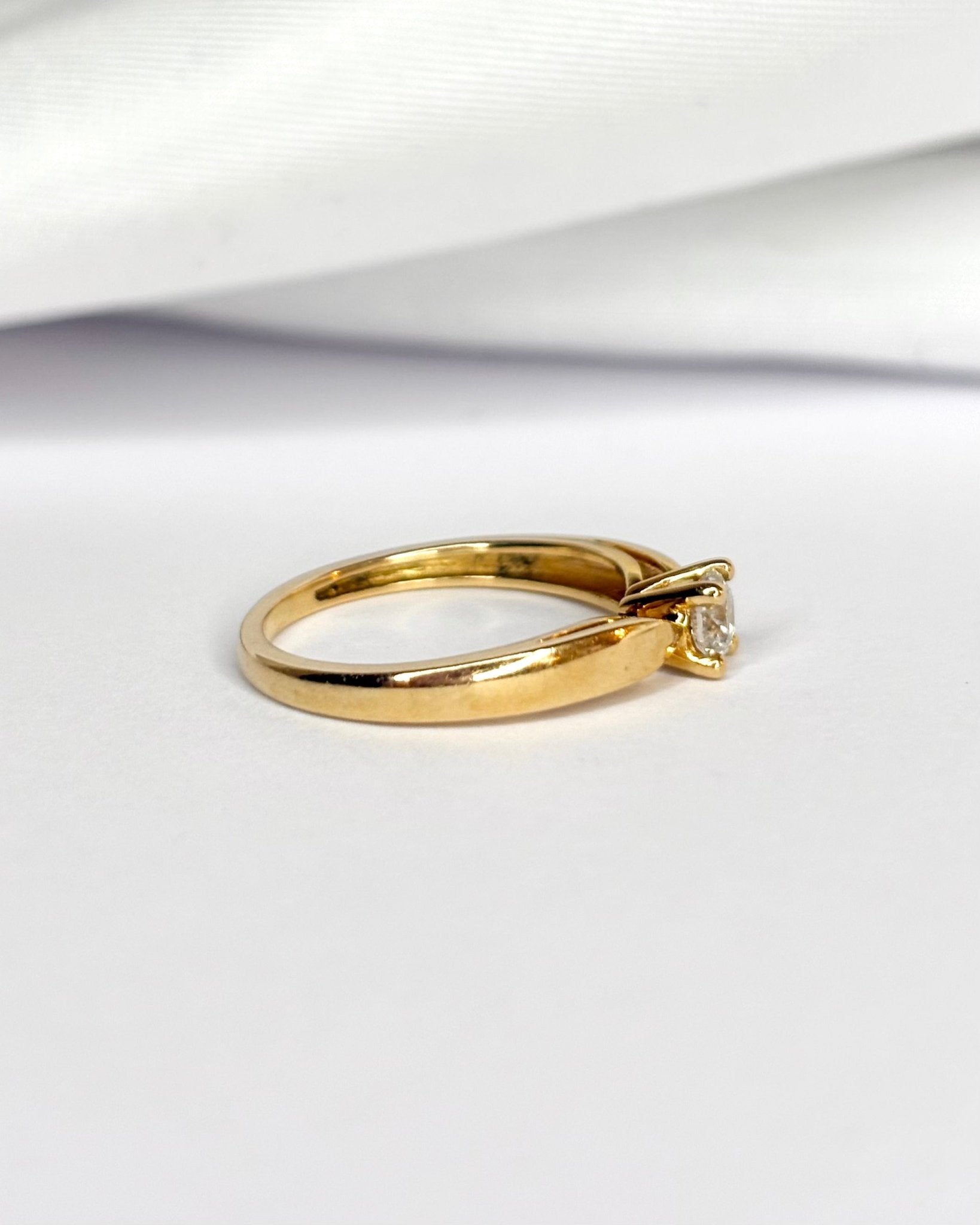 Bague Solitaire Diamant 0.23 carat "Florina" - Elliade Paris