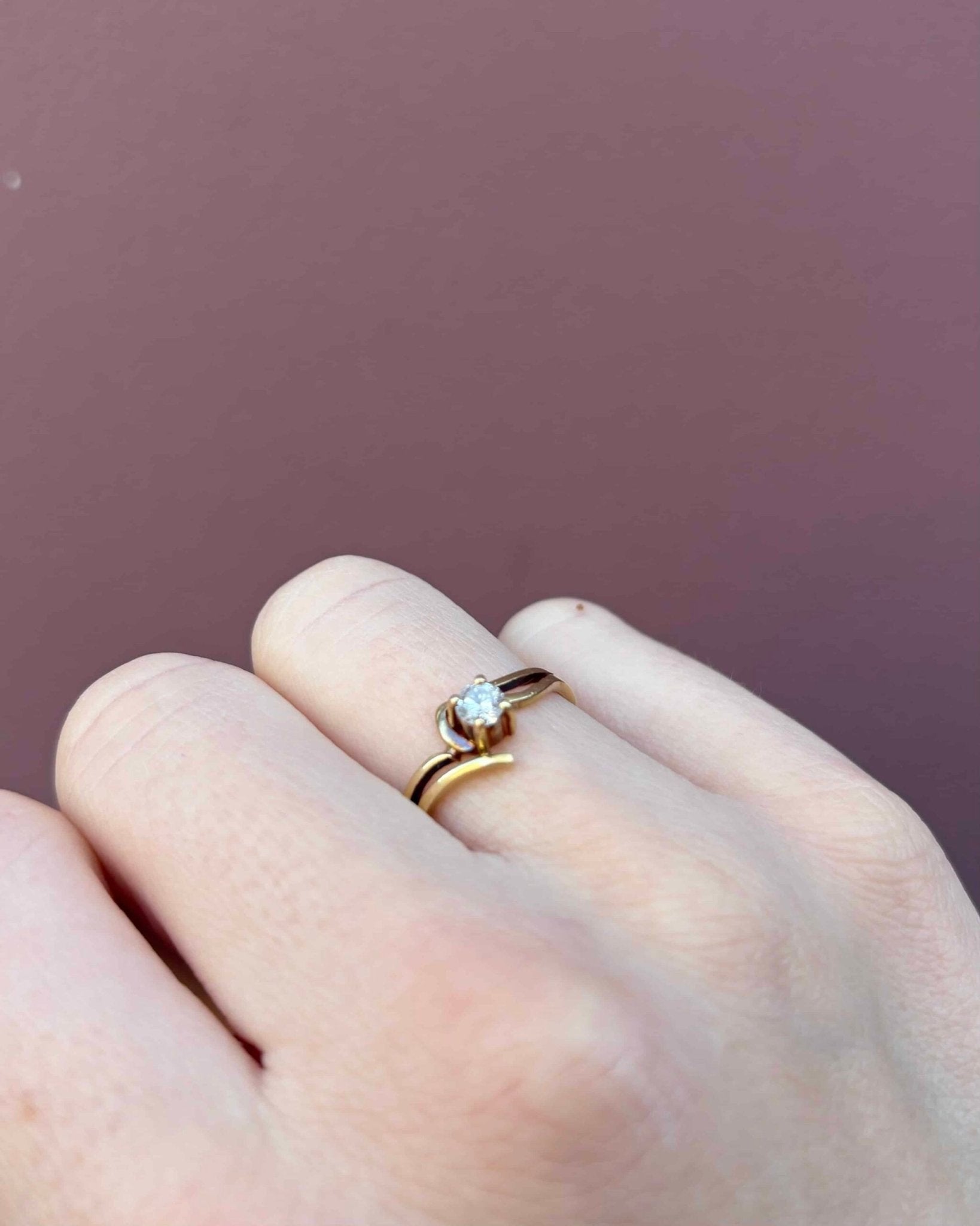Bague Solitaire Diamant 0.25 carat "Alisson" - Elliade Paris