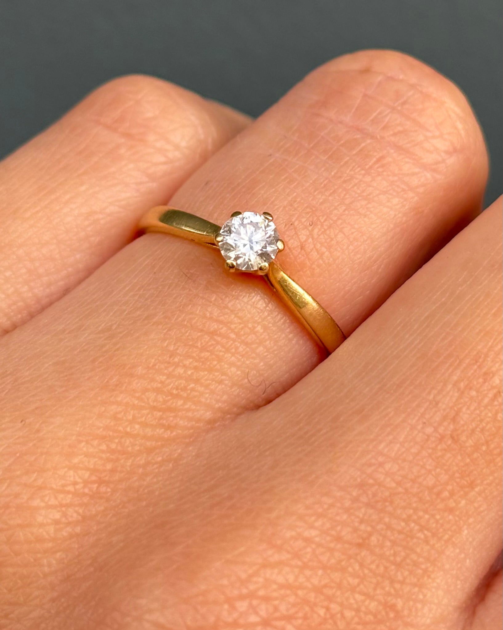 Bague Solitaire Diamant 0.25 carat "Christilla" - Elliade Paris