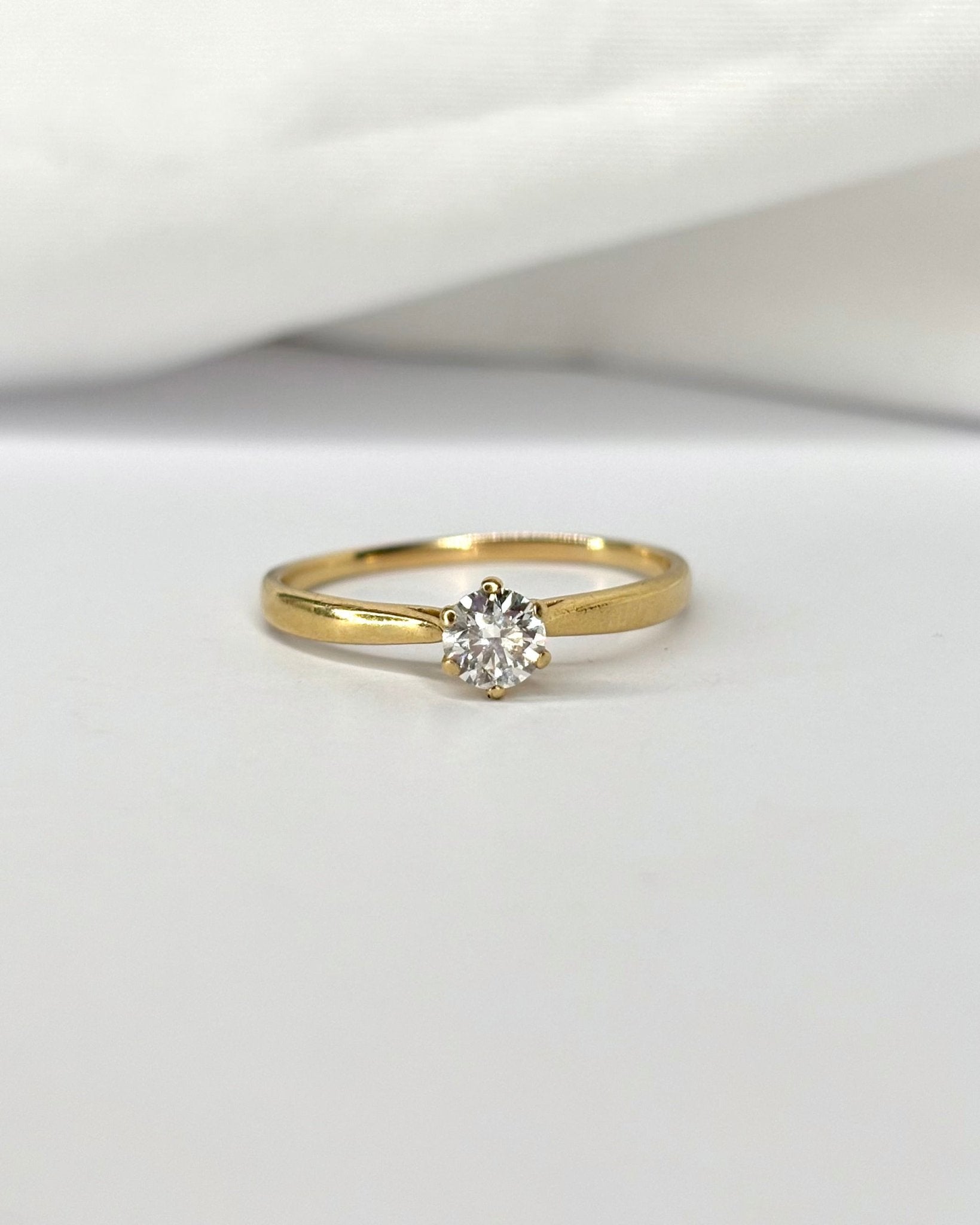 Bague Solitaire Diamant 0.25 carat "Christilla" - Elliade Paris