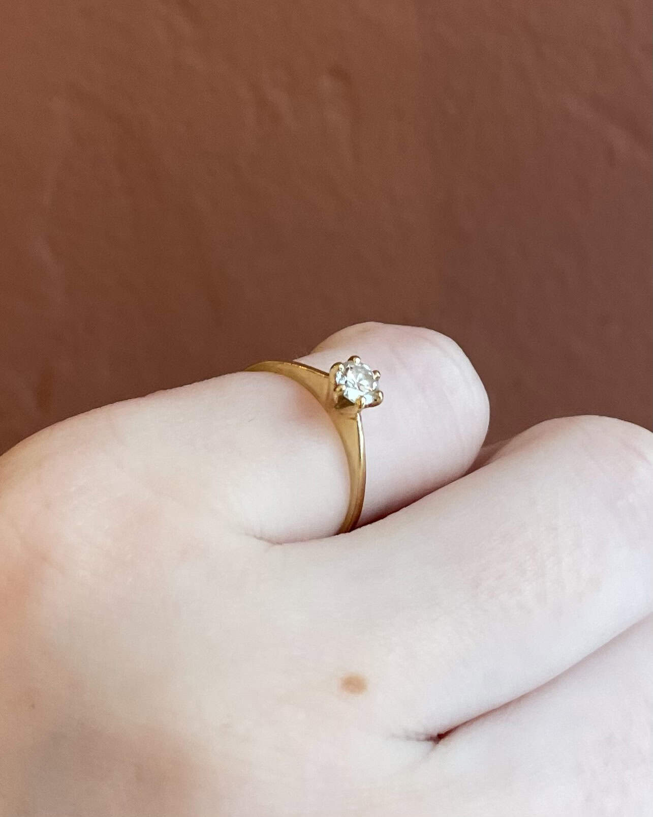 Bague Solitaire Diamant 0.25 carat "Clem" - Elliade Paris