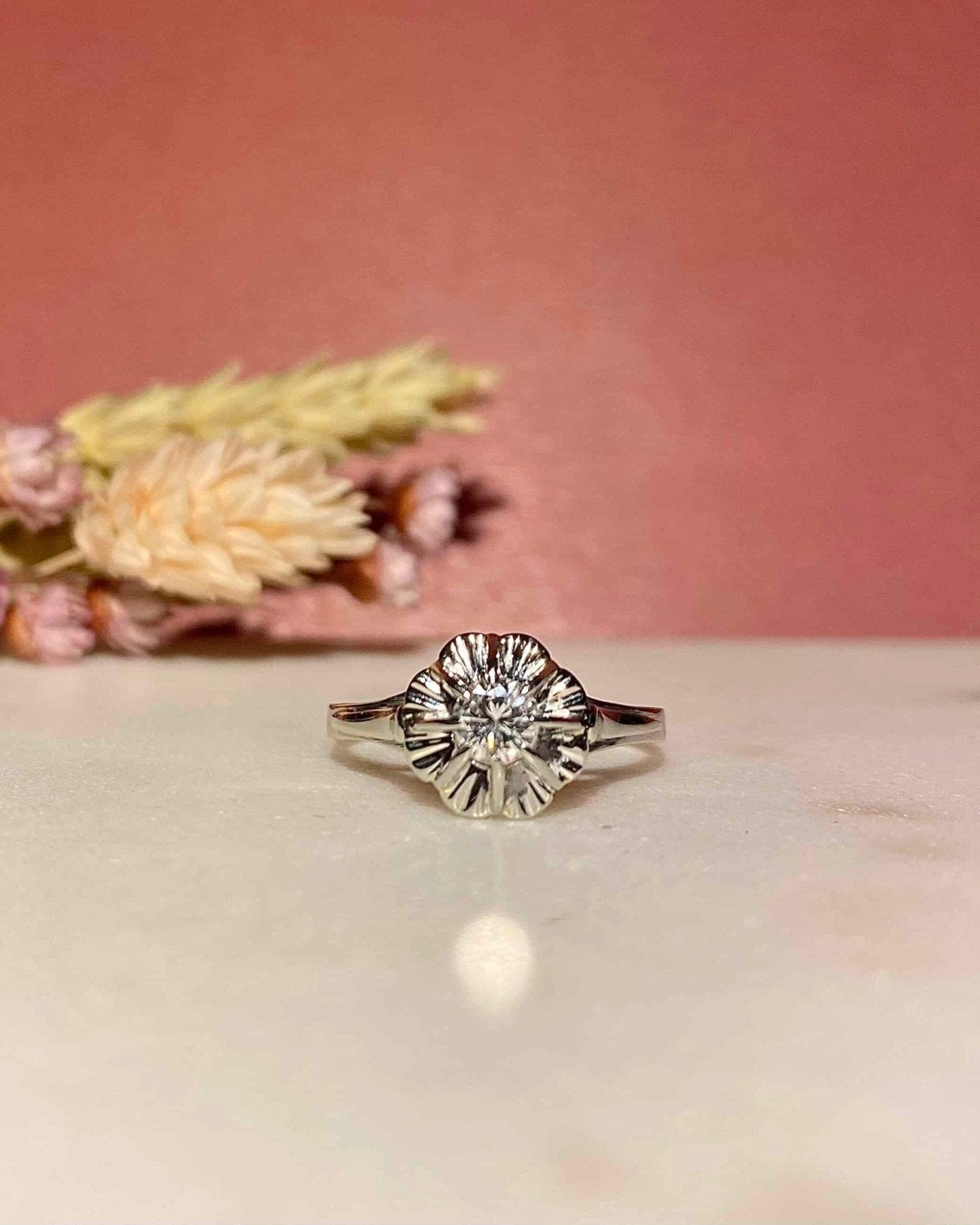 Bague Solitaire Diamant 0.25 Carat "Winter" - Elliade Paris