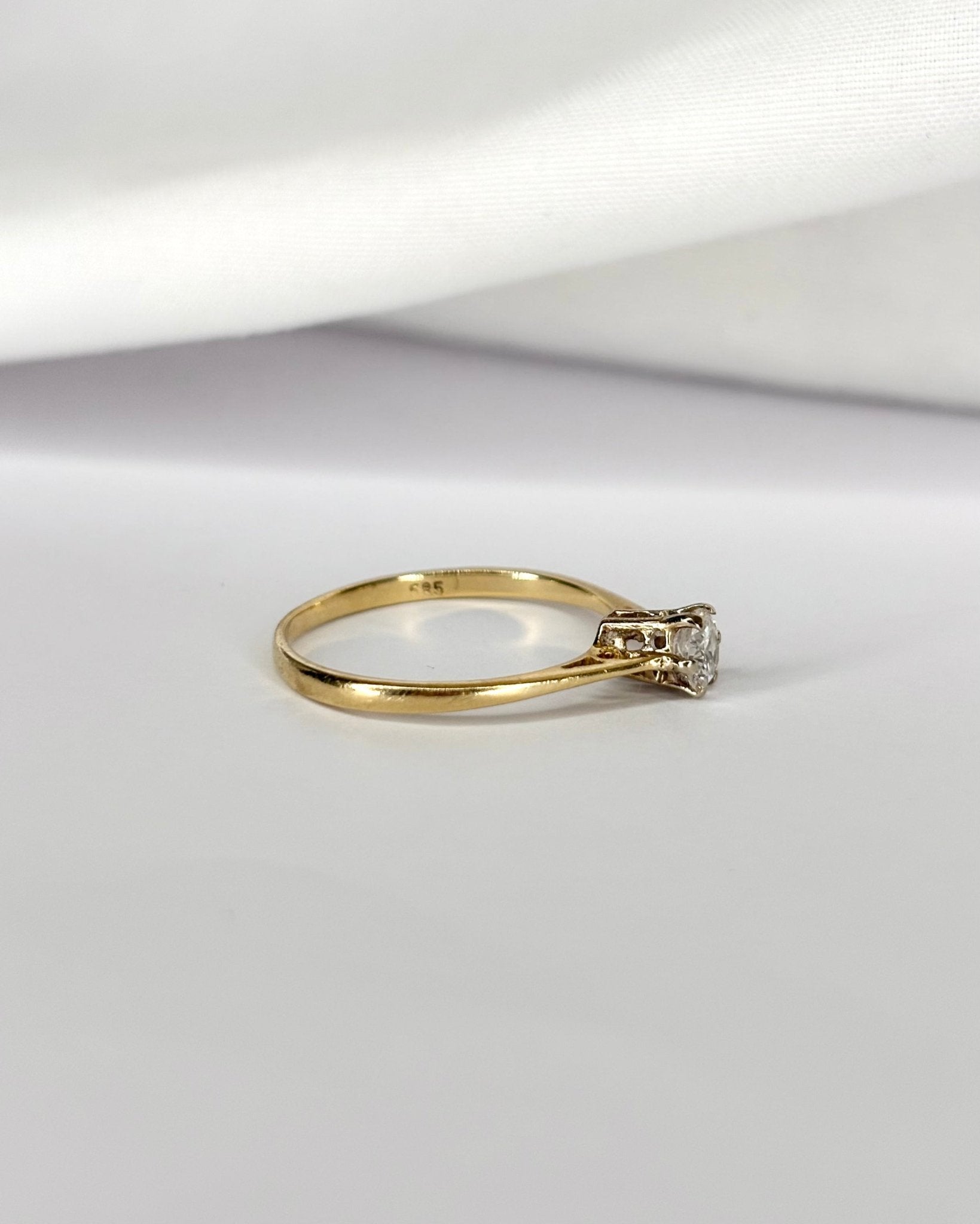 Bague Solitaire Diamant 0.27 carat "Manille" - Elliade Paris