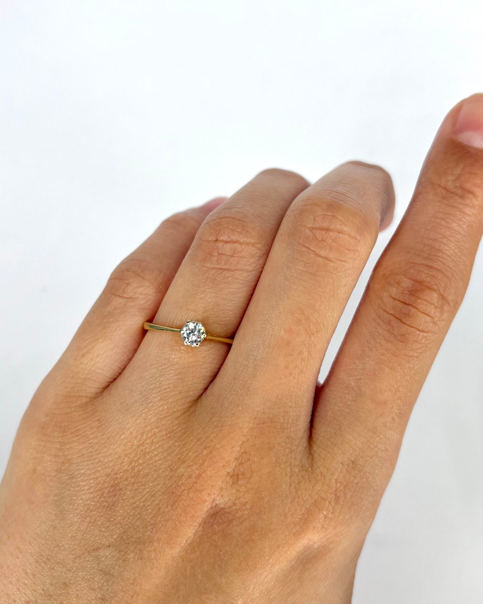 Bague Solitaire Diamant 0.27 carat "Manille" - Elliade Paris