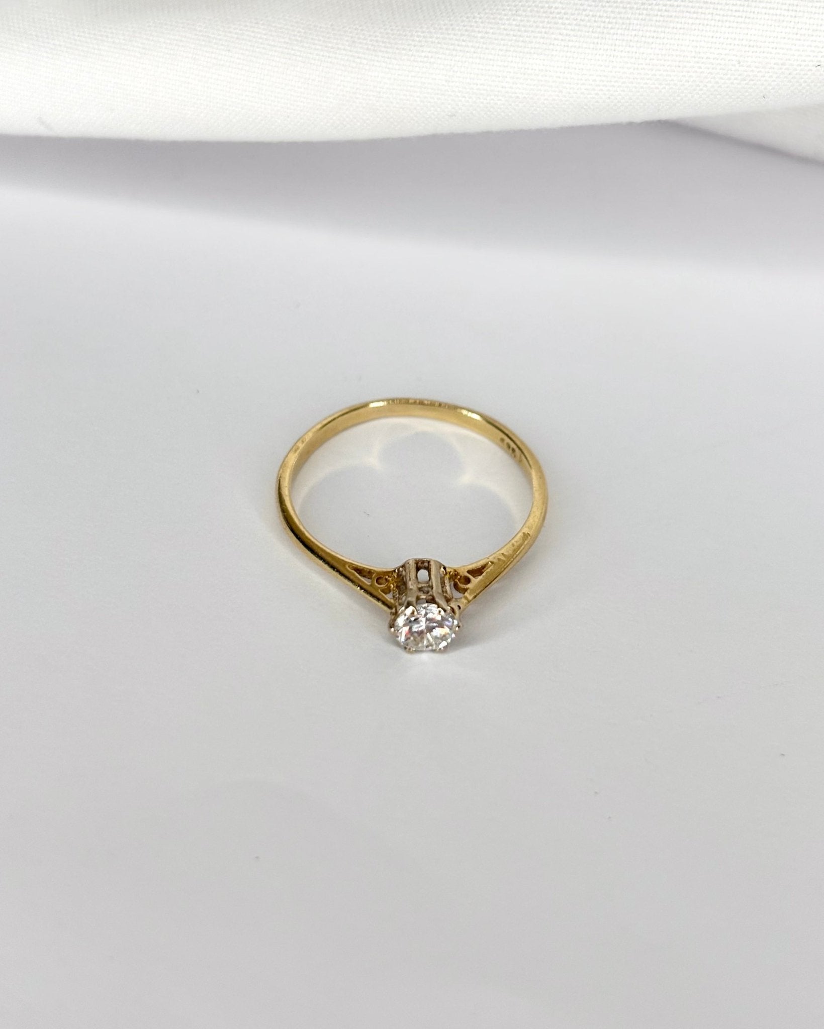 Bague Solitaire Diamant 0.27 carat "Manille" - Elliade Paris