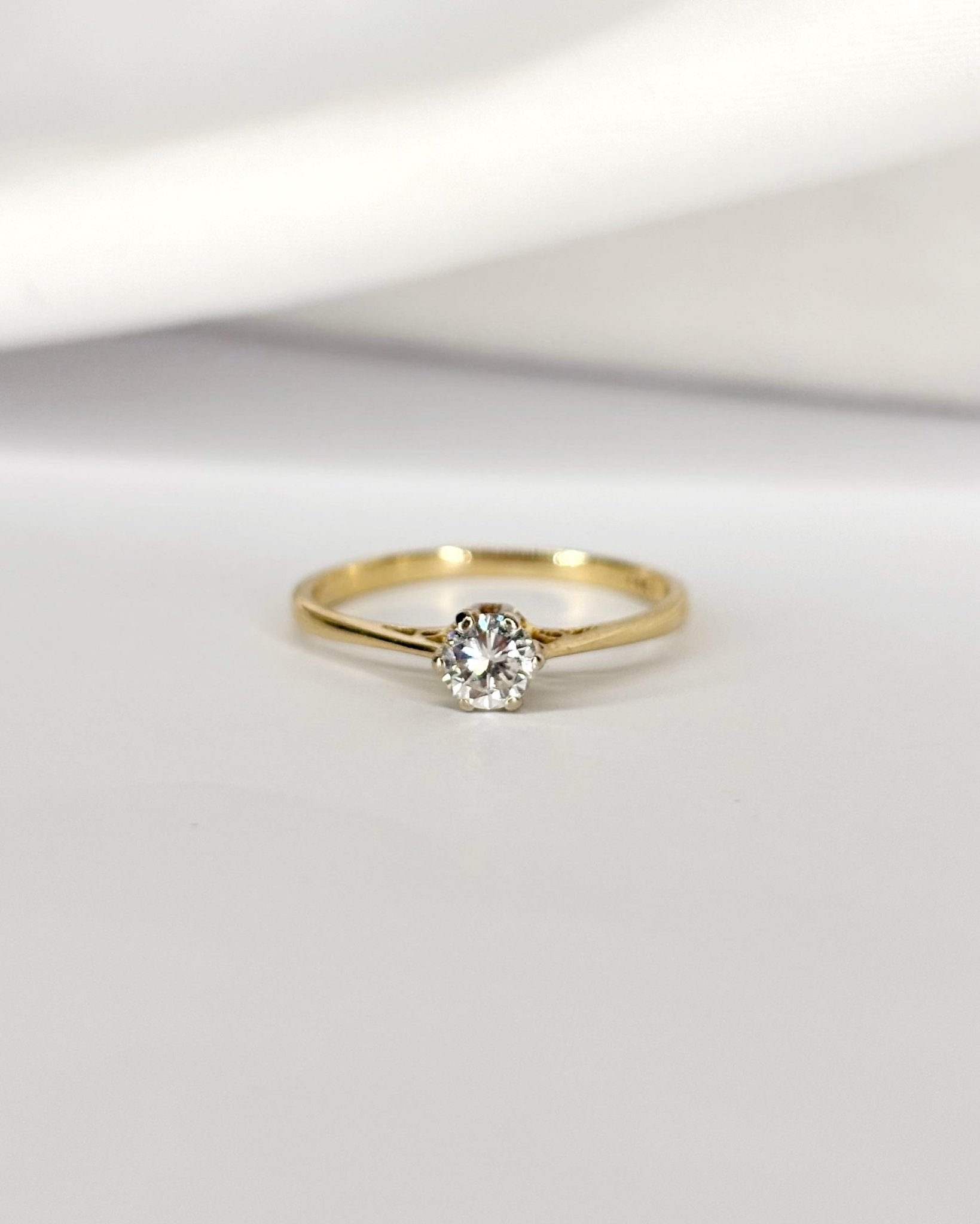 Bague Solitaire Diamant 0.27 carat "Manille" - Elliade Paris