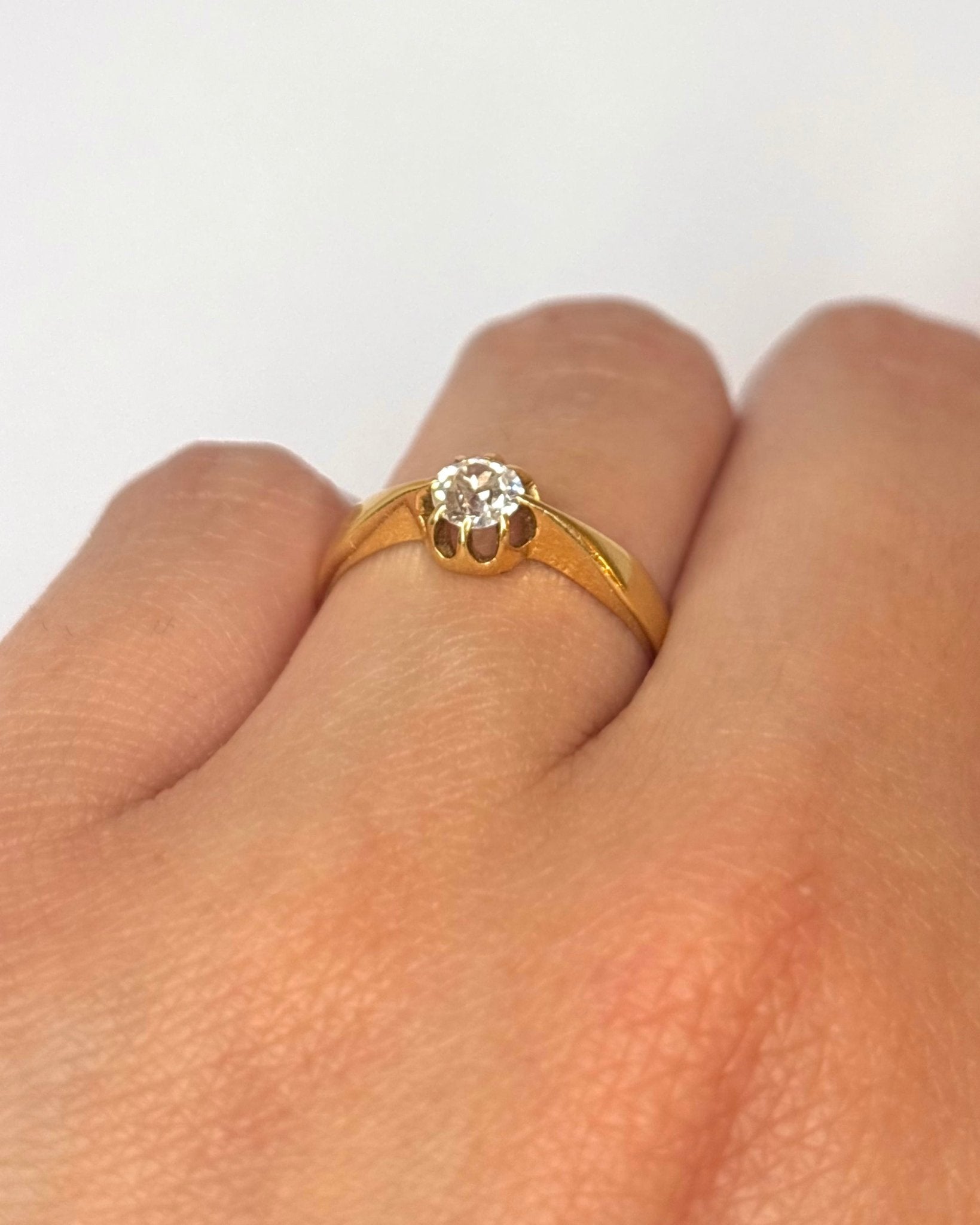 Bague Solitaire Diamant 0.30 carat "Anais" - Elliade Paris