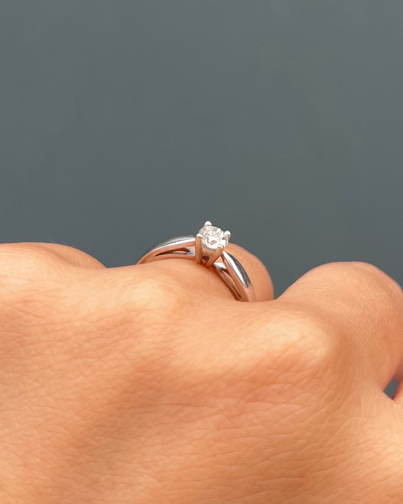 Bague Solitaire Diamant 0.30 carat "Léonie" - Elliade Paris