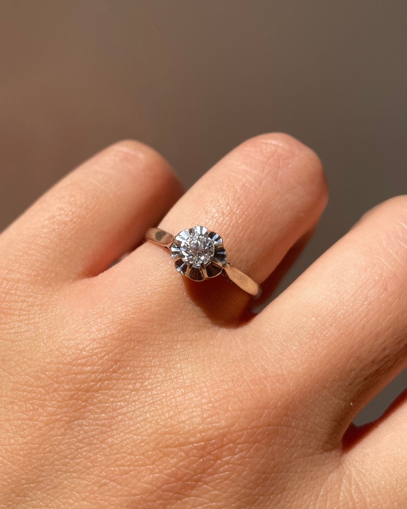 Bague Solitaire Diamant 0.33 carat "Lolita" - Elliade Paris