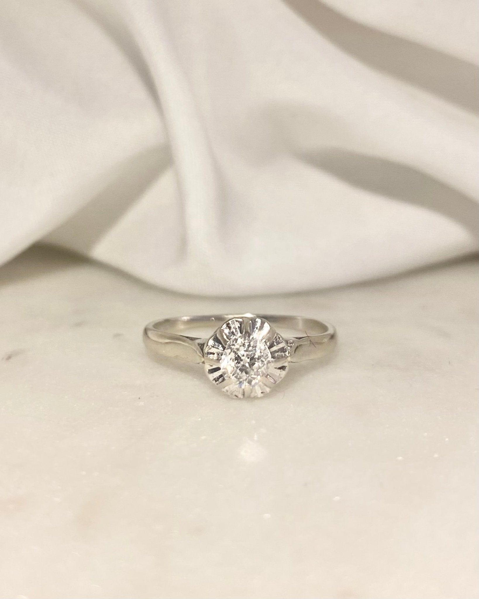 Bague Solitaire Diamant 0.33 carat "Lolita" - Elliade Paris