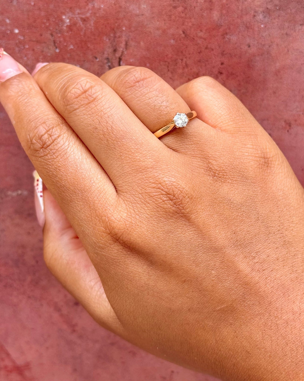 Bague Solitaire Diamant 0.35 carat H/VS "Odile" - Elliade Paris