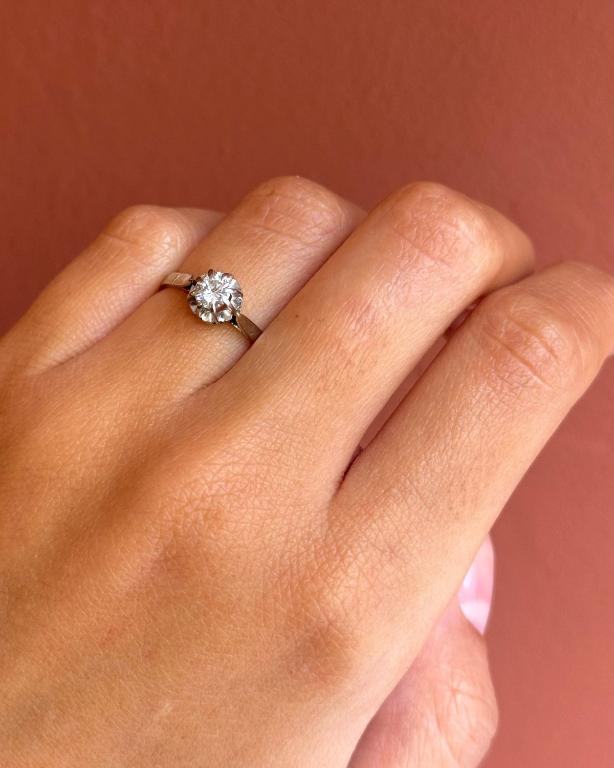 Bague Solitaire Diamant 0.35 carat "Tara" - Elliade Paris