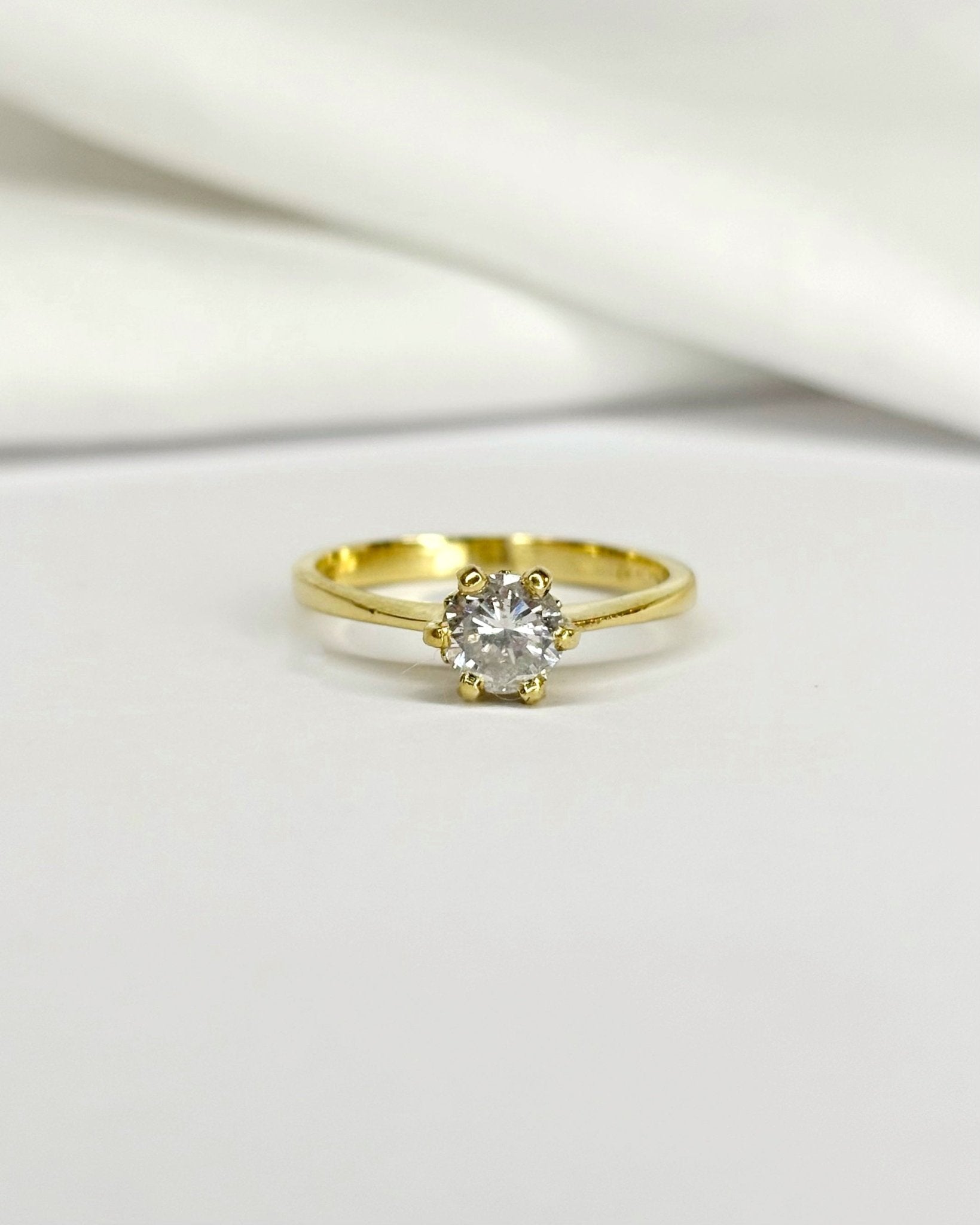 Bague Solitaire Diamant 0.50 carat "Orphée" - Elliade Paris