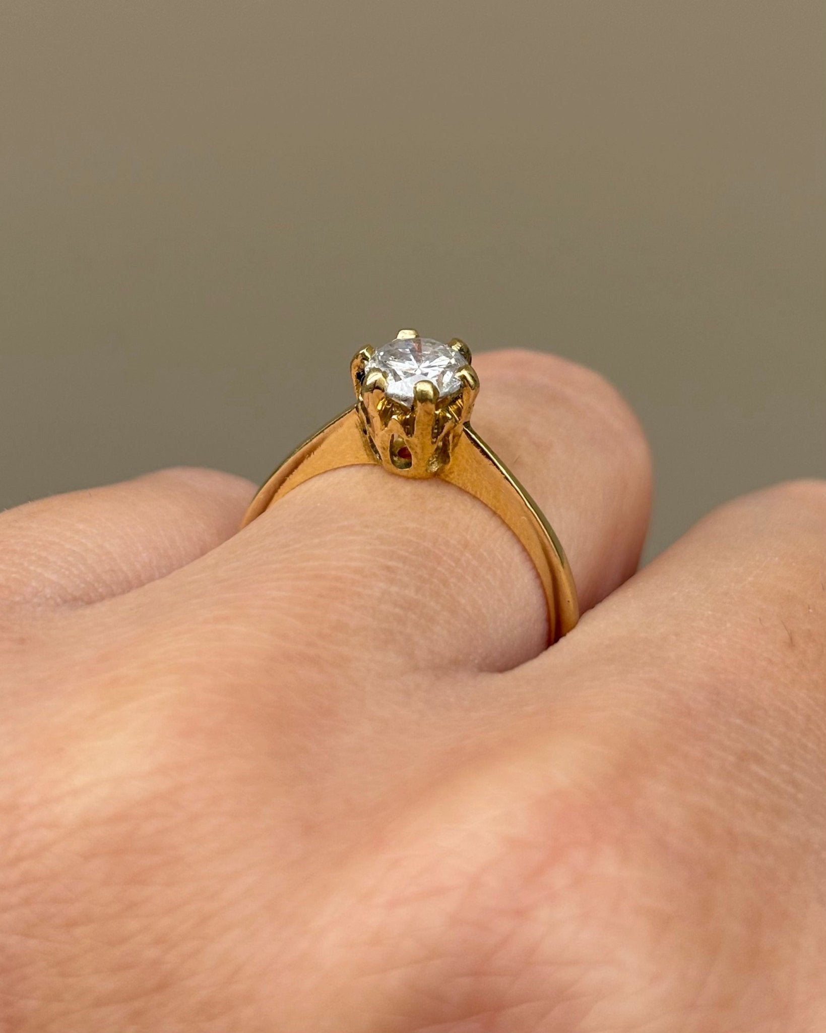 Bague Solitaire Diamant 0.50 carat "Orphée" - Elliade Paris