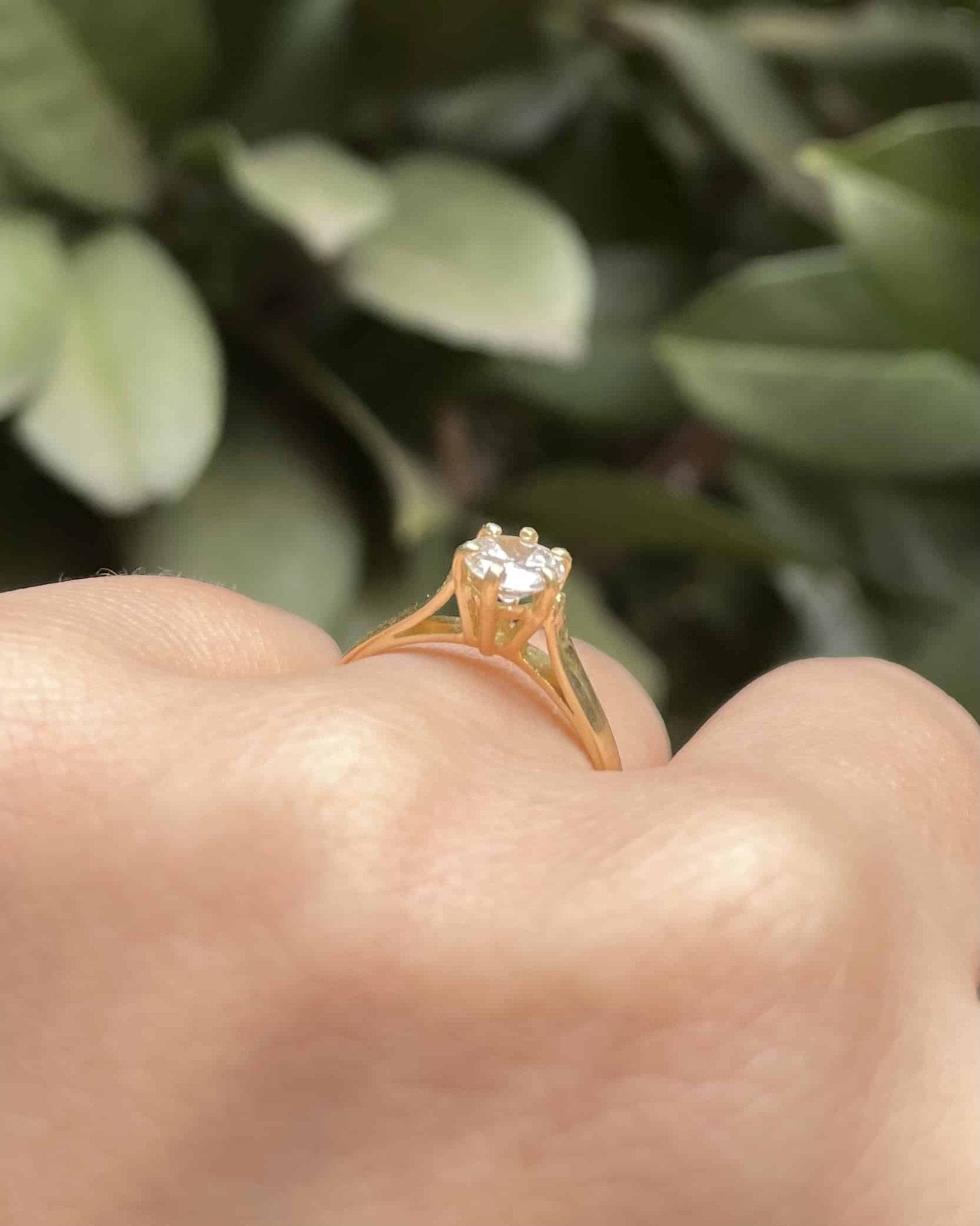 Bague Solitaire Diamant 0.55 carat "Helena" - Elliade Paris
