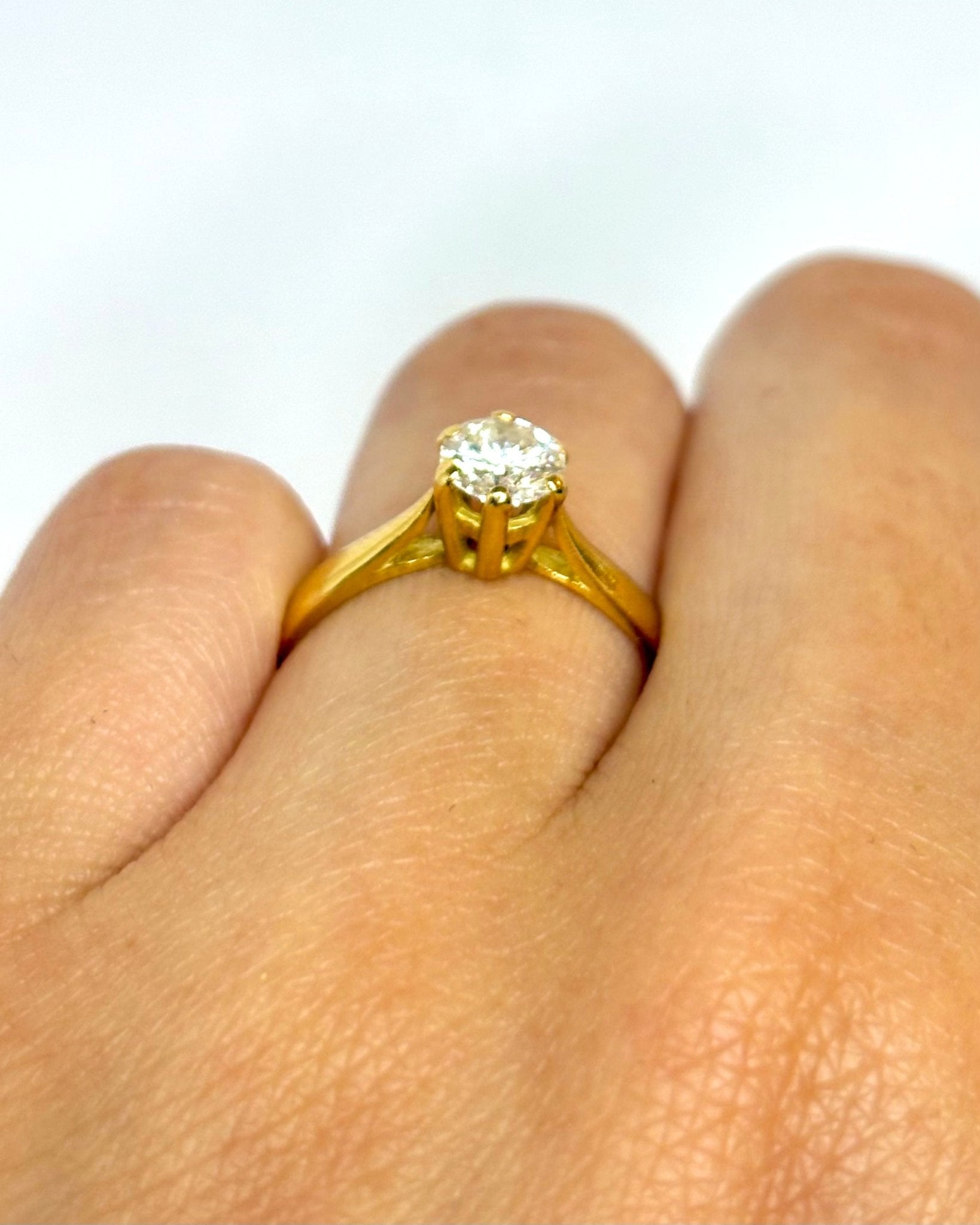 Bague Solitaire Diamant 0.57 carat "Melissa" - Elliade Paris
