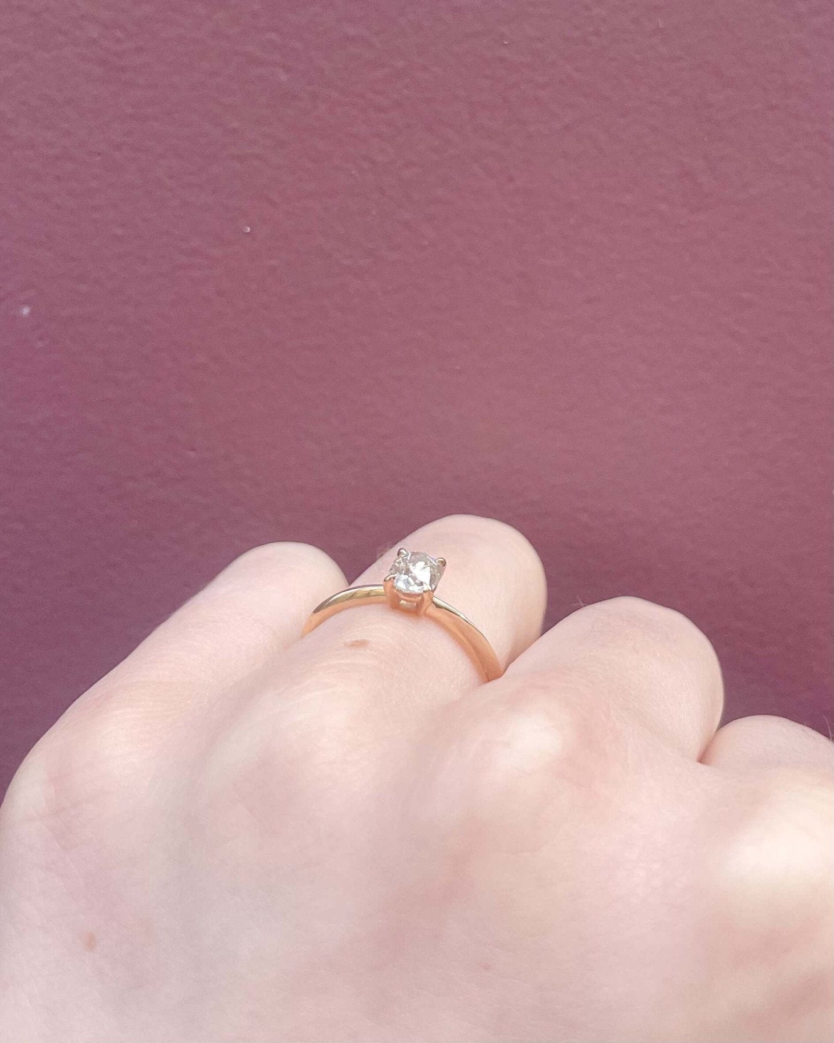 Bague Solitaire Diamant 0.60 Carat "Christine" - Elliade Paris