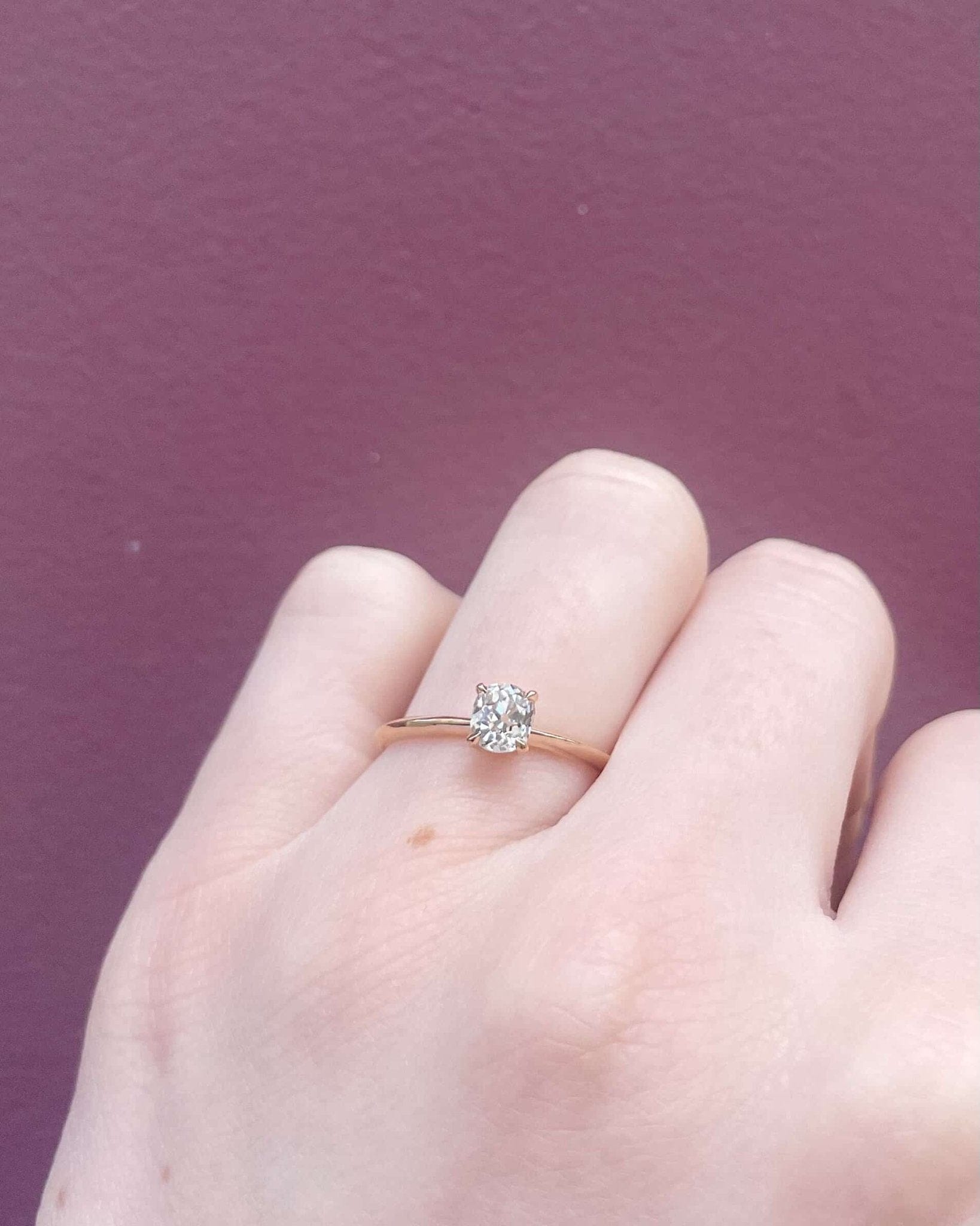 Bague Solitaire Diamant 0.60 Carat "Christine" - Elliade Paris