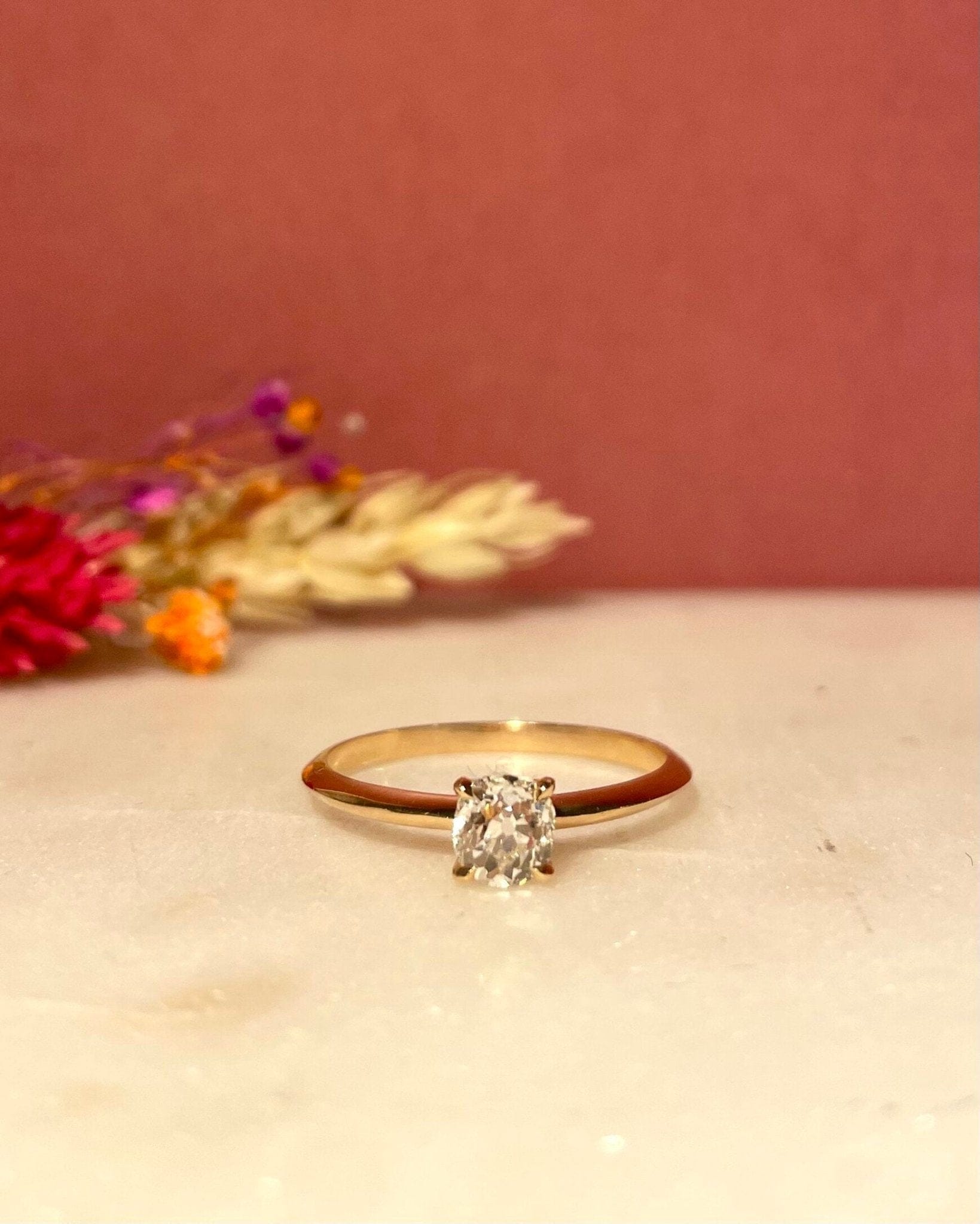 Bague Solitaire Diamant 0.60 Carat "Christine" - Elliade Paris