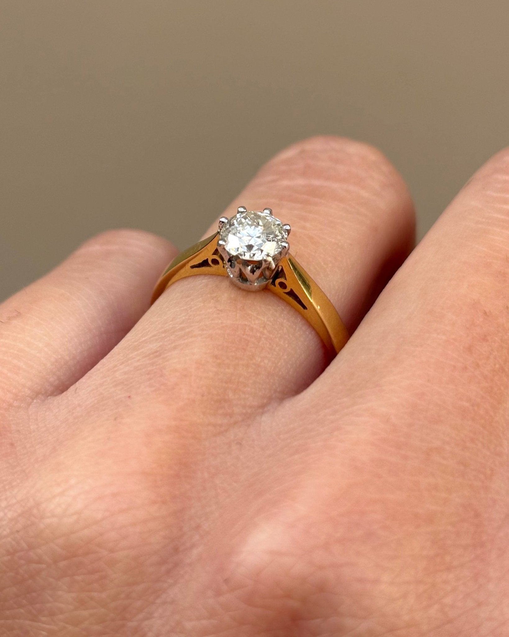 Bague Solitaire Diamant 0.60 carat "Erika" - Elliade Paris