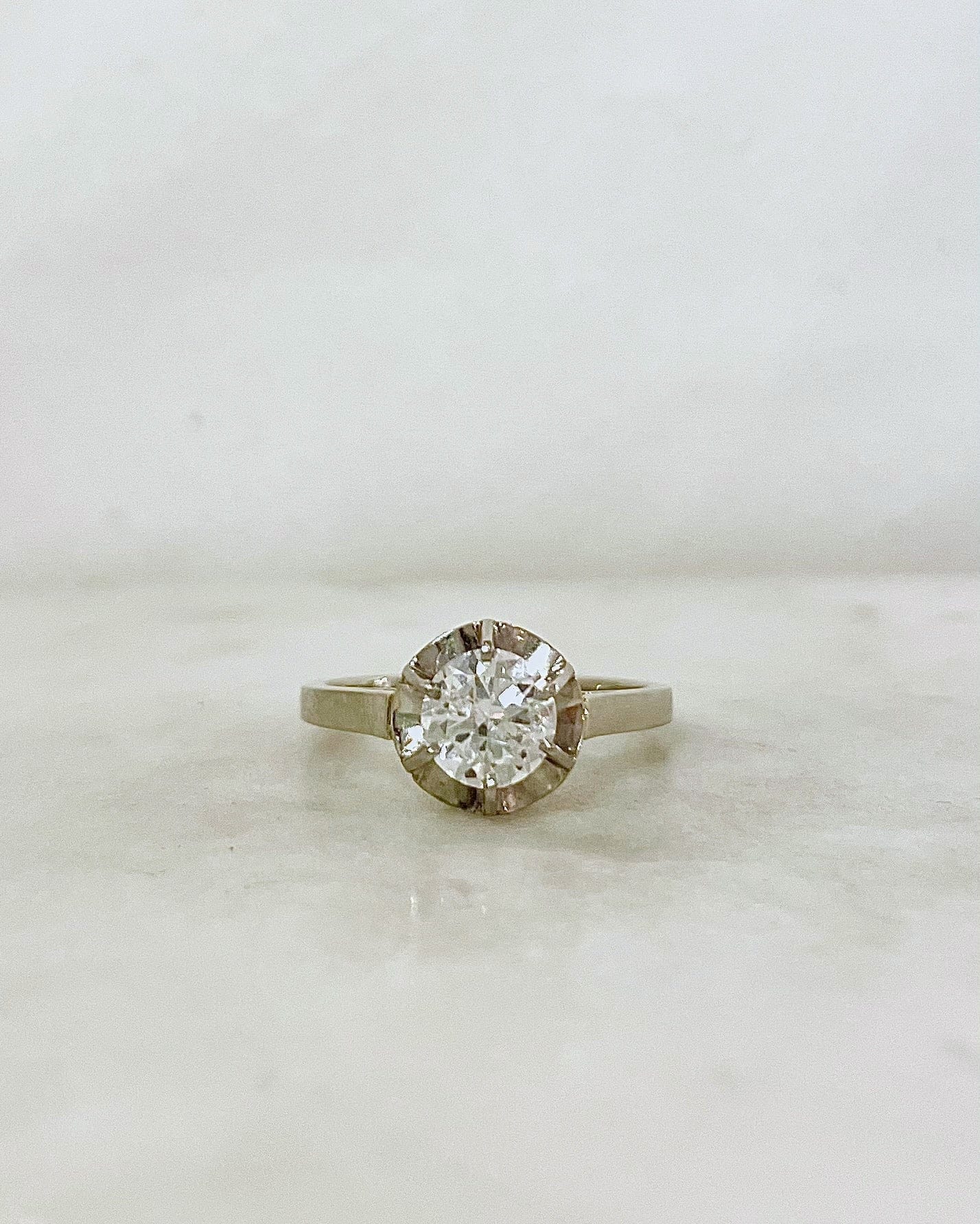 Bague Solitaire Diamant 0.85 carat "Aurélie" - Elliade Paris