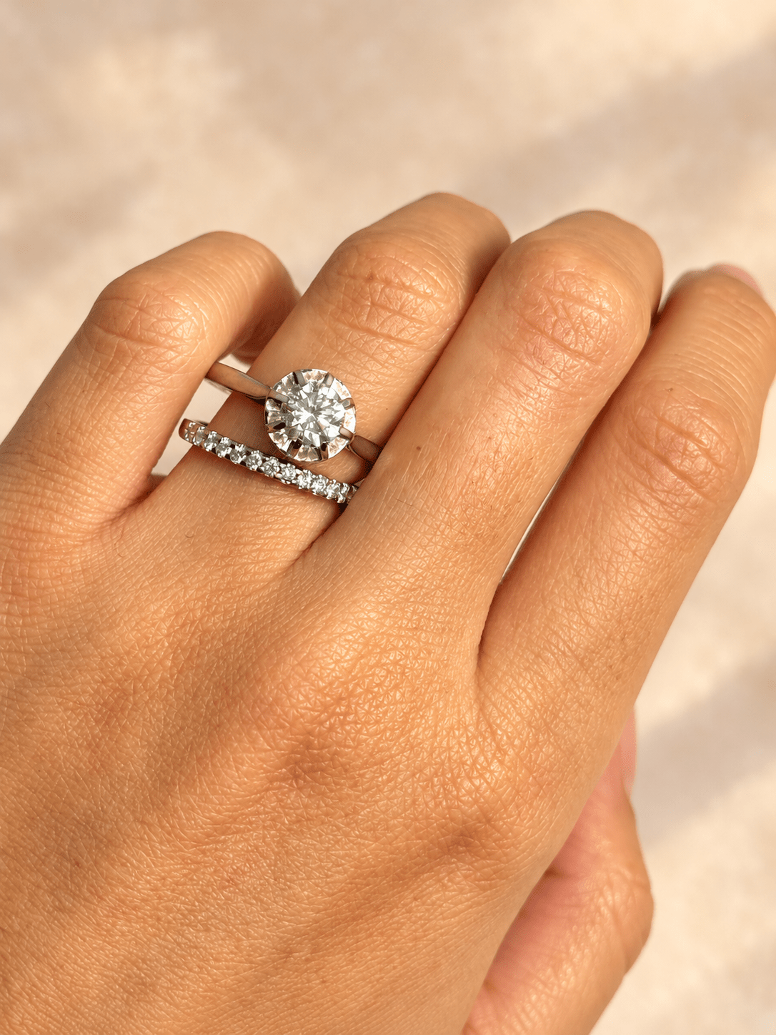Bague Solitaire Diamant 0.86 carat I/VS "Nicole" - Elliade Paris