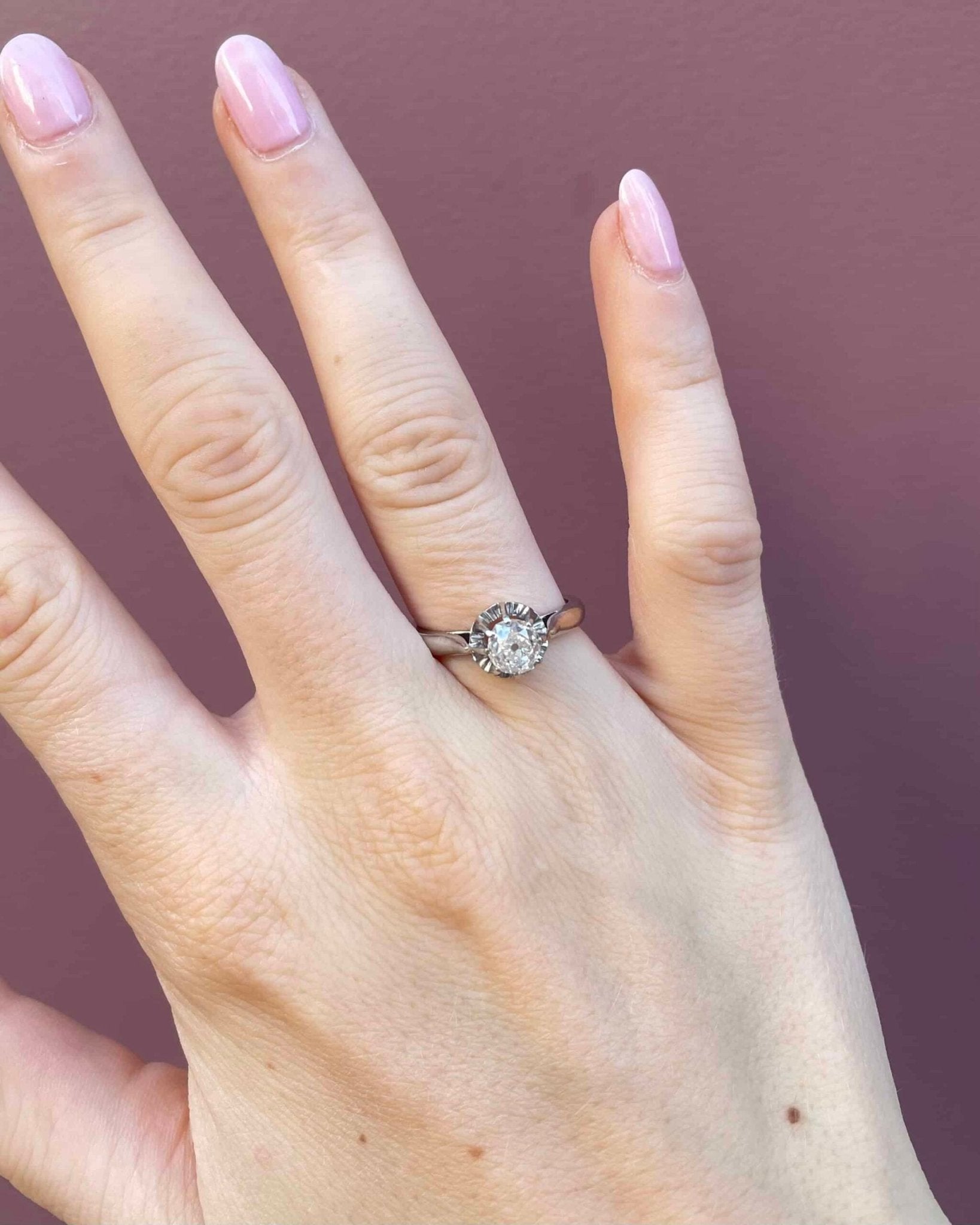 Bague Solitaire Diamant 0.90 carat "Diana" - Elliade Paris