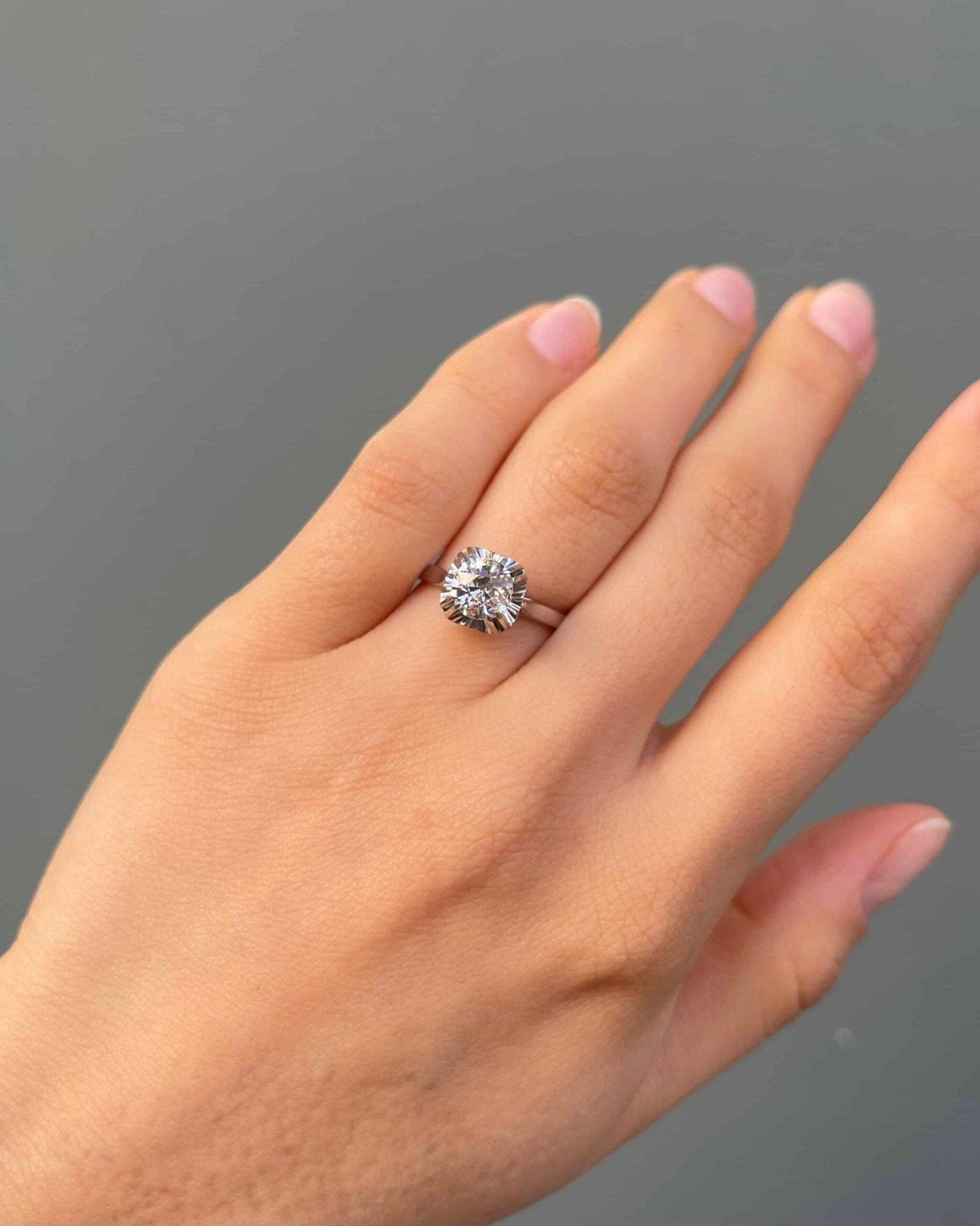 Bague Solitaire Diamant 0.93 Carat "Elsie" - Elliade Paris