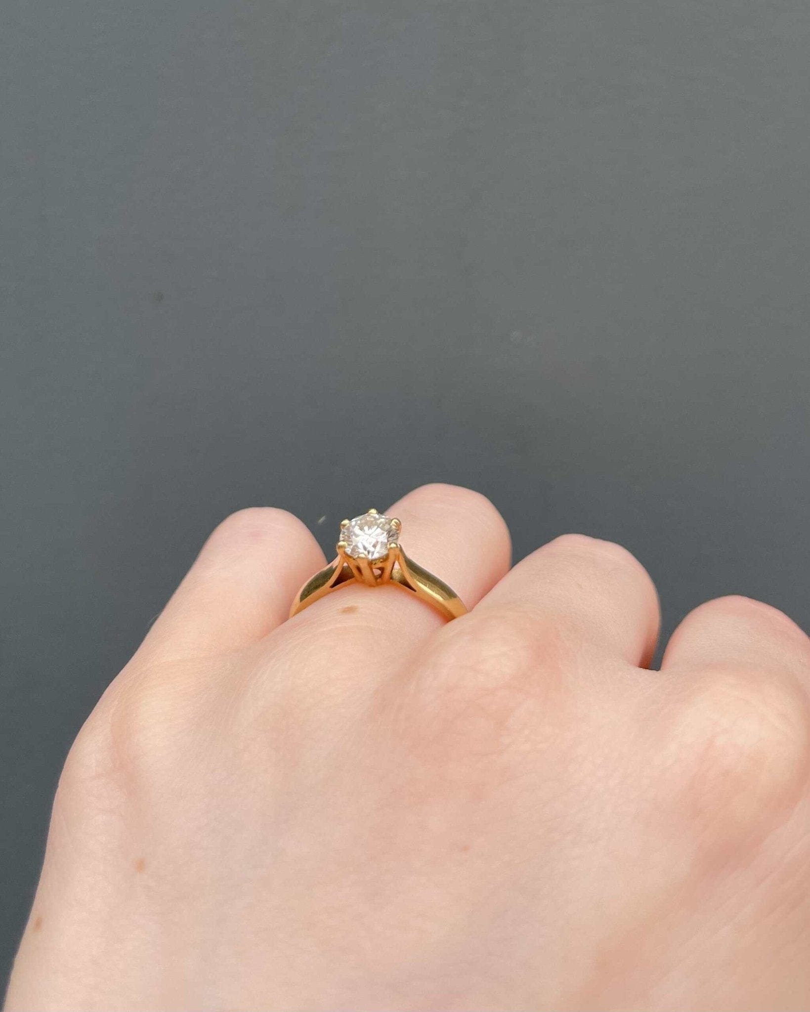 Bague Solitaire Diamant 0.94 Carat "Joline" - Elliade Paris