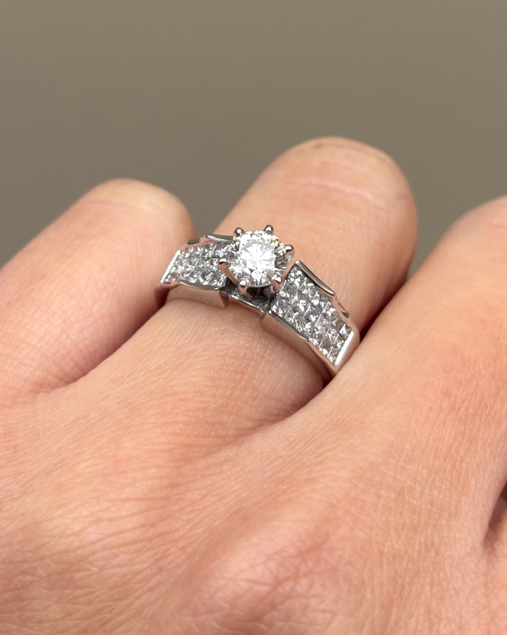 Bague Solitaire Diamant 1.14 carat "Adela" - Elliade Paris