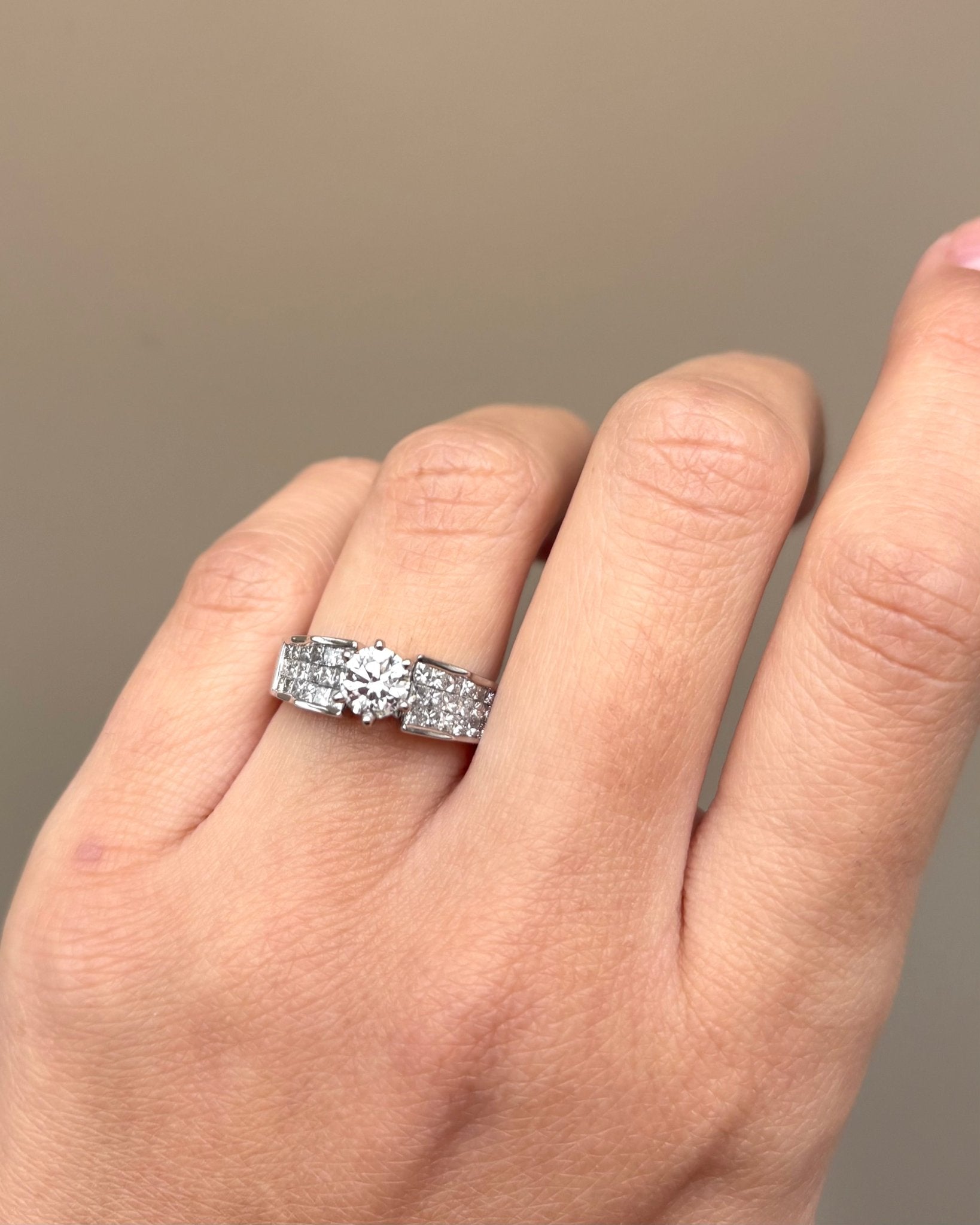Bague Solitaire Diamant 1.14 carat "Adela" - Elliade Paris